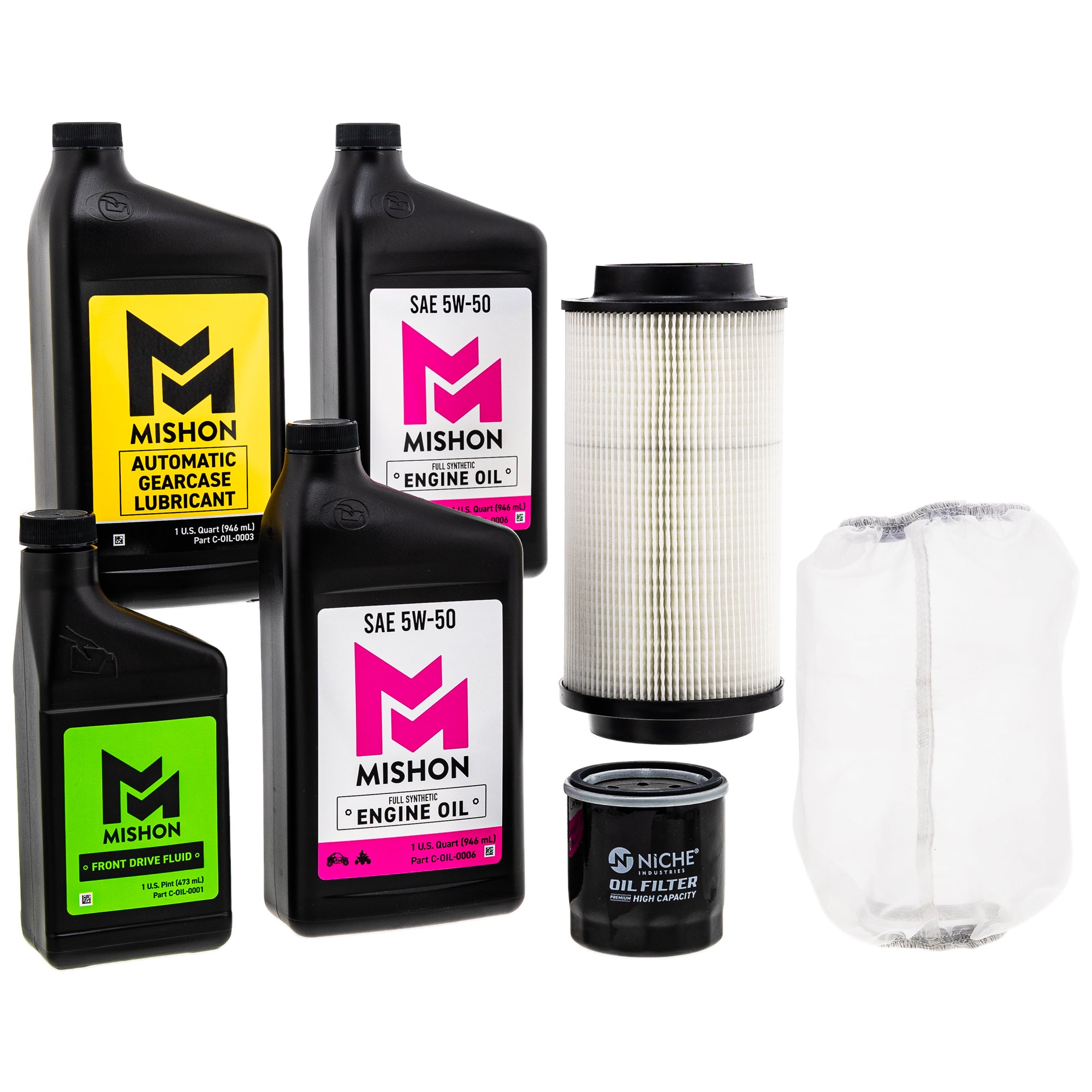 Full Service Oil Change Kit for Sportsman Scrambler Hawkeye Diesel MISHON MK1012863