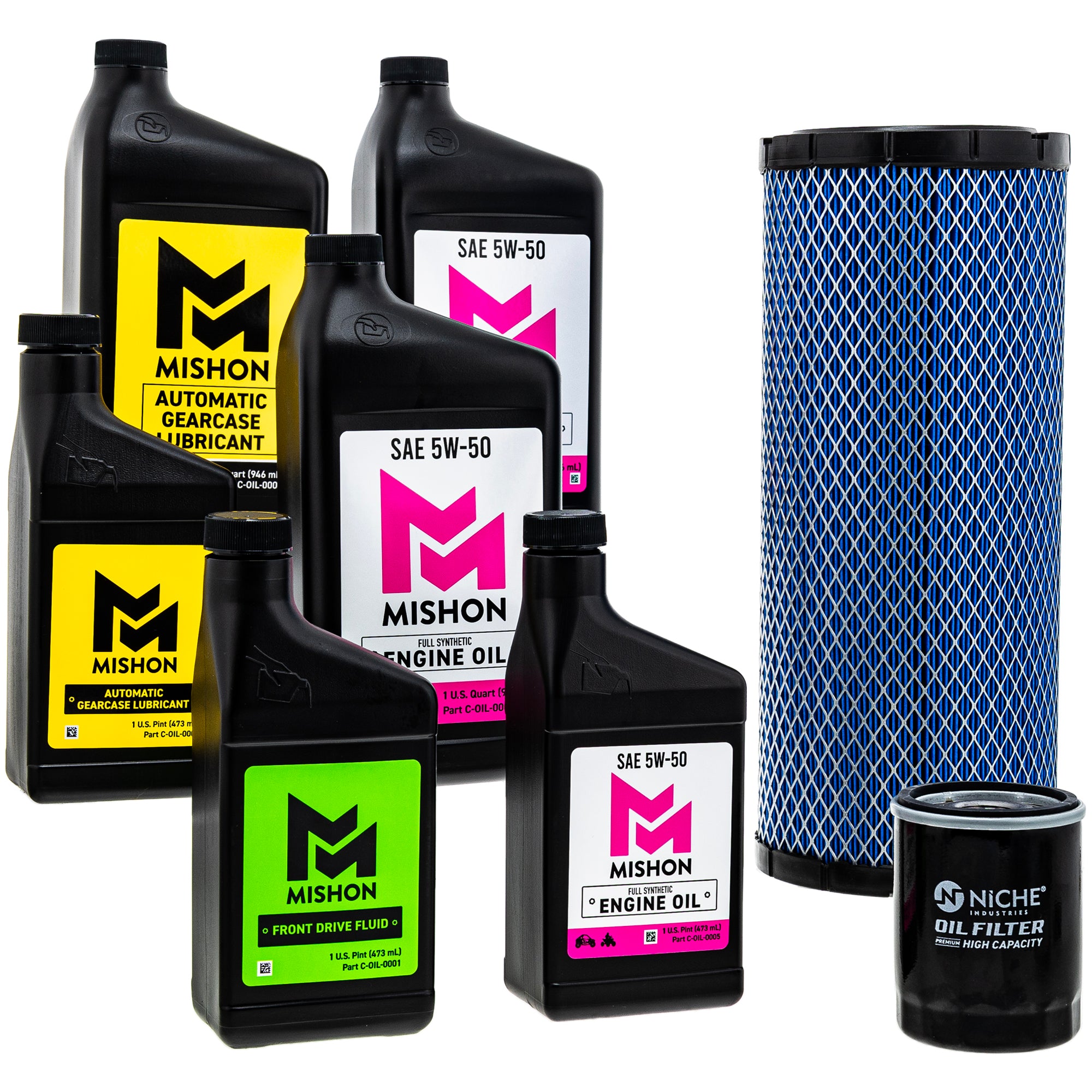 Full Service Oil Change Kit for RZR General ACE MISHON MK1012886