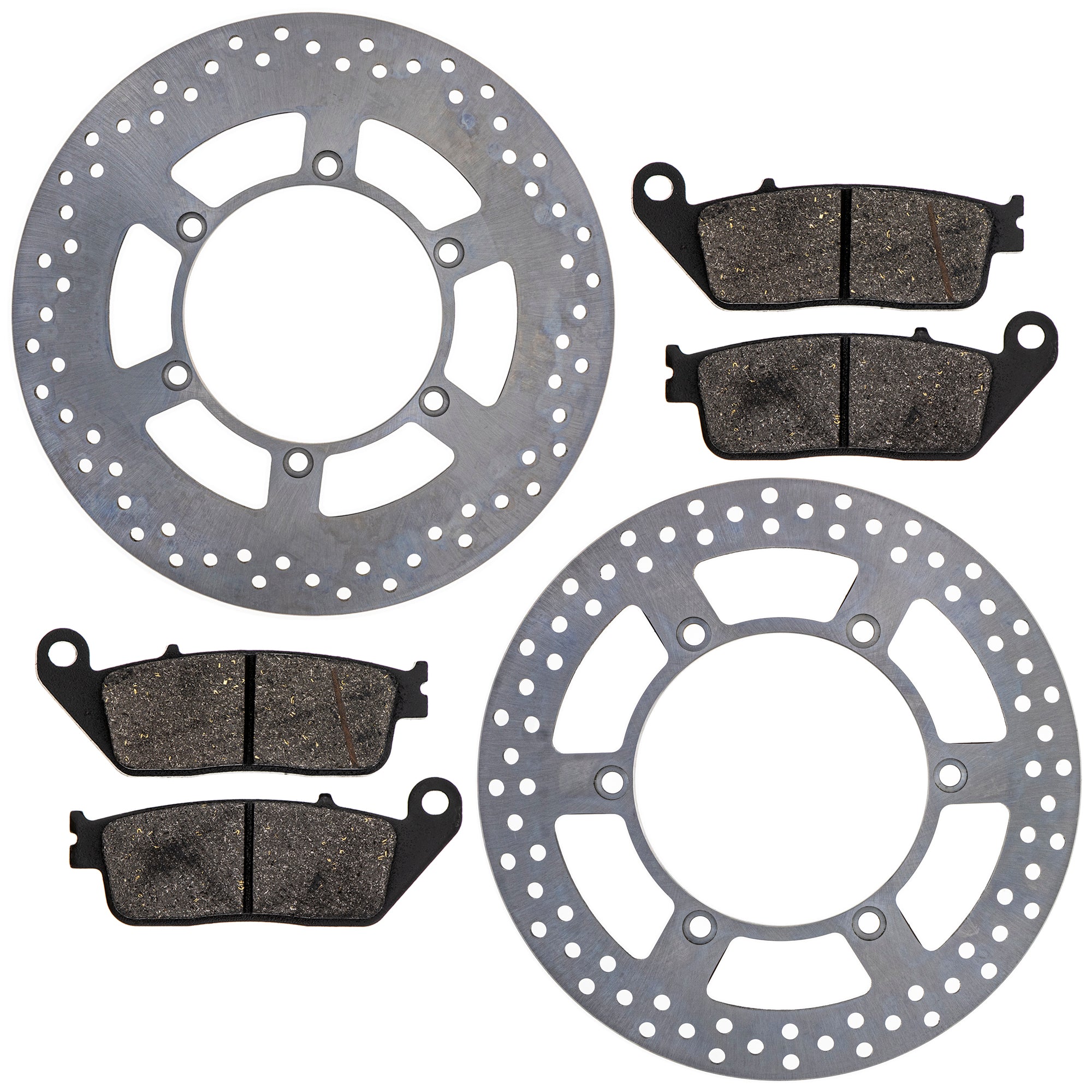 Front and Rear Rotor Pad Kit for VTX1300T VTX1300S VTX1300R VTX1300C NICHE MK1013066