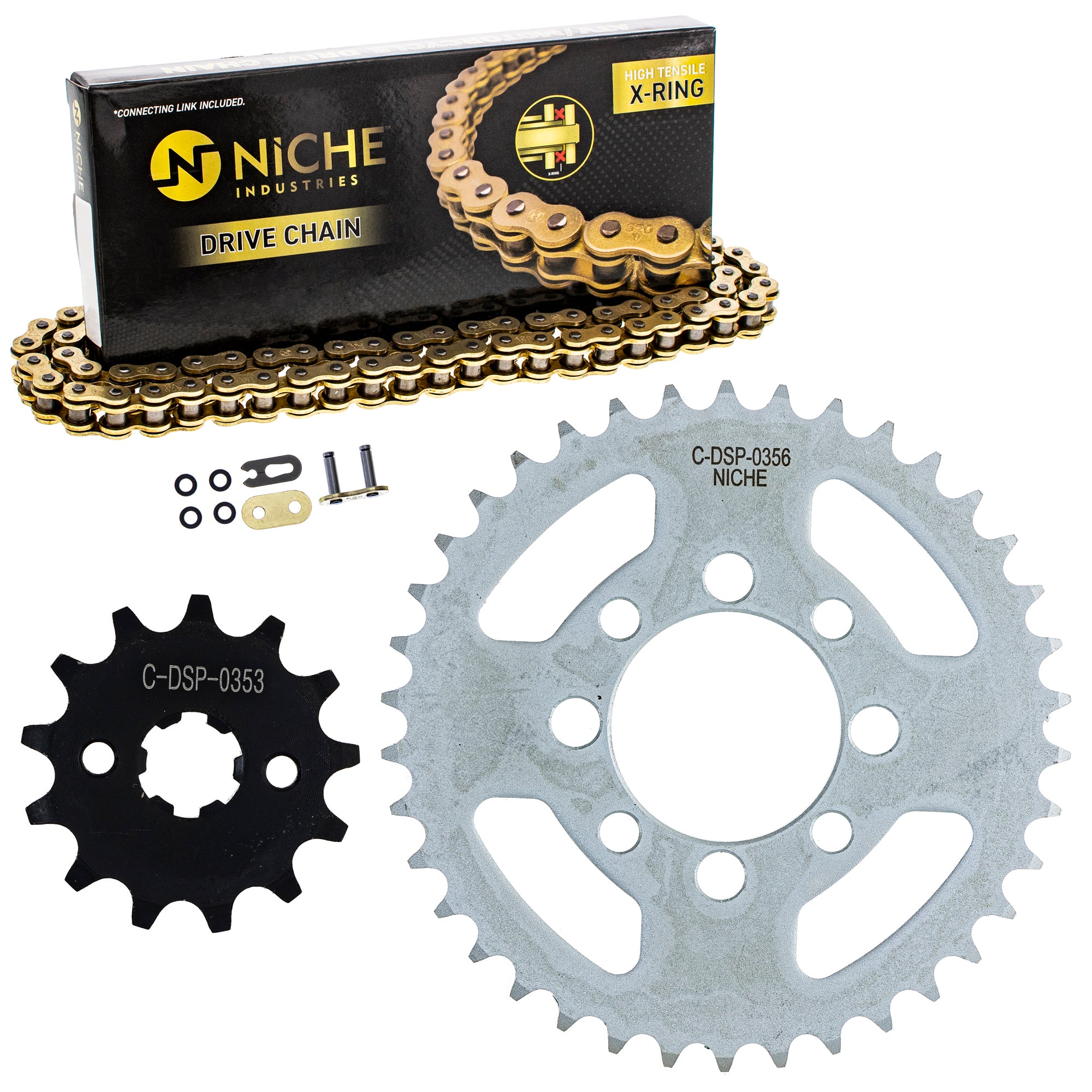 Chain and Sprocket Kit for KLX110RL KLX110R KLX110L KLX110 NICHE MK1013235