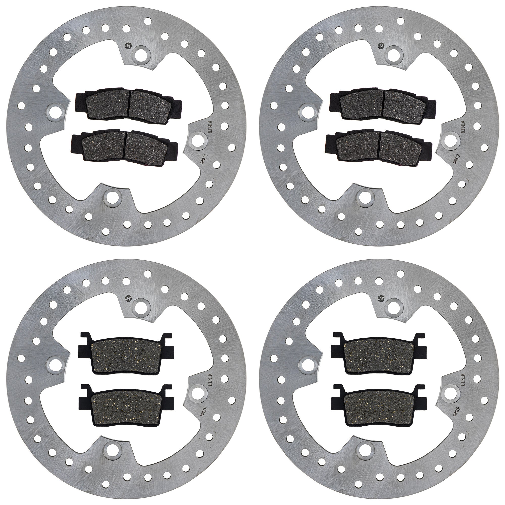 Front and Rear Brake Rotor and Pad Kit for Teryx NICHE MK1014274