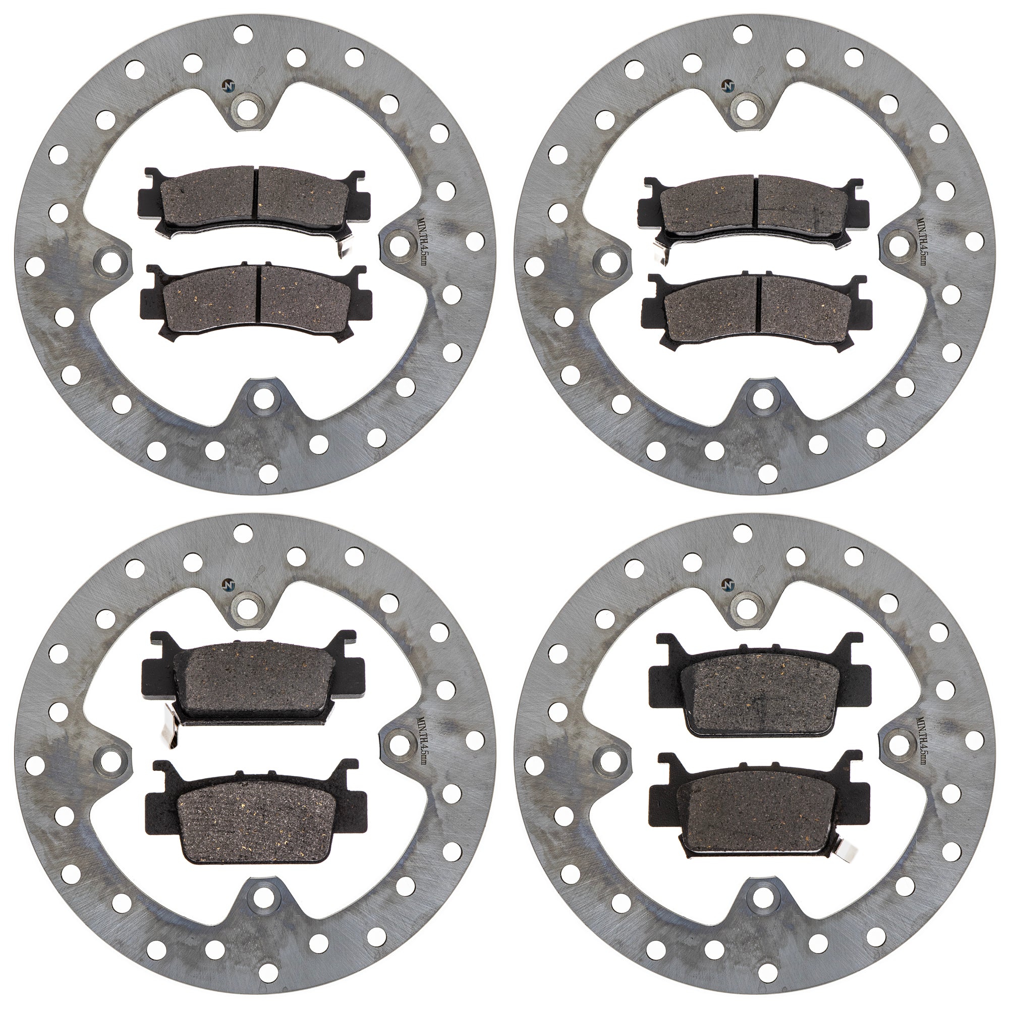 Front and Rear Brake Rotor and Pad Kit for Talon NICHE MK1014275