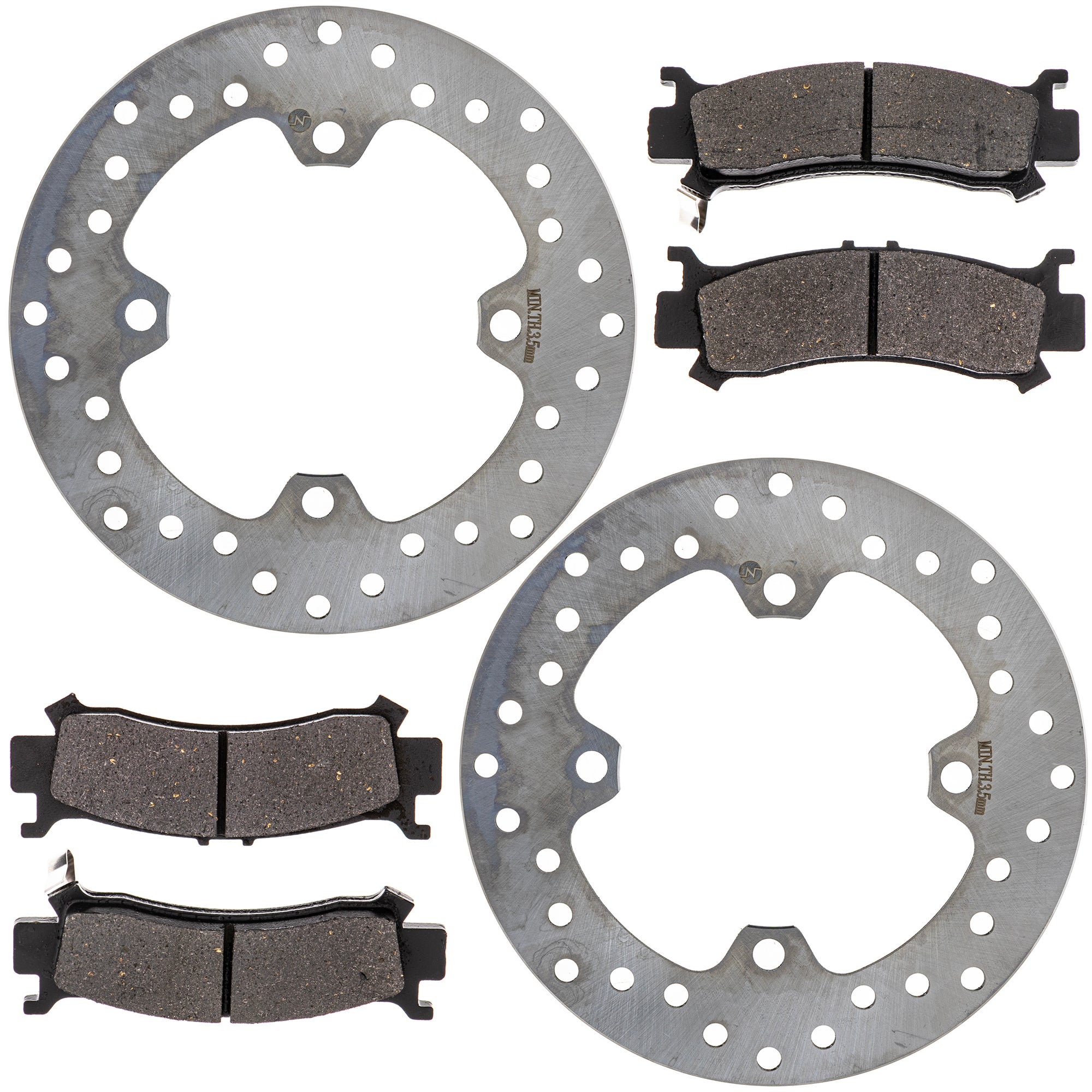 Front Brake Rotor and Pad Set for Pioneer NICHE MK1014288