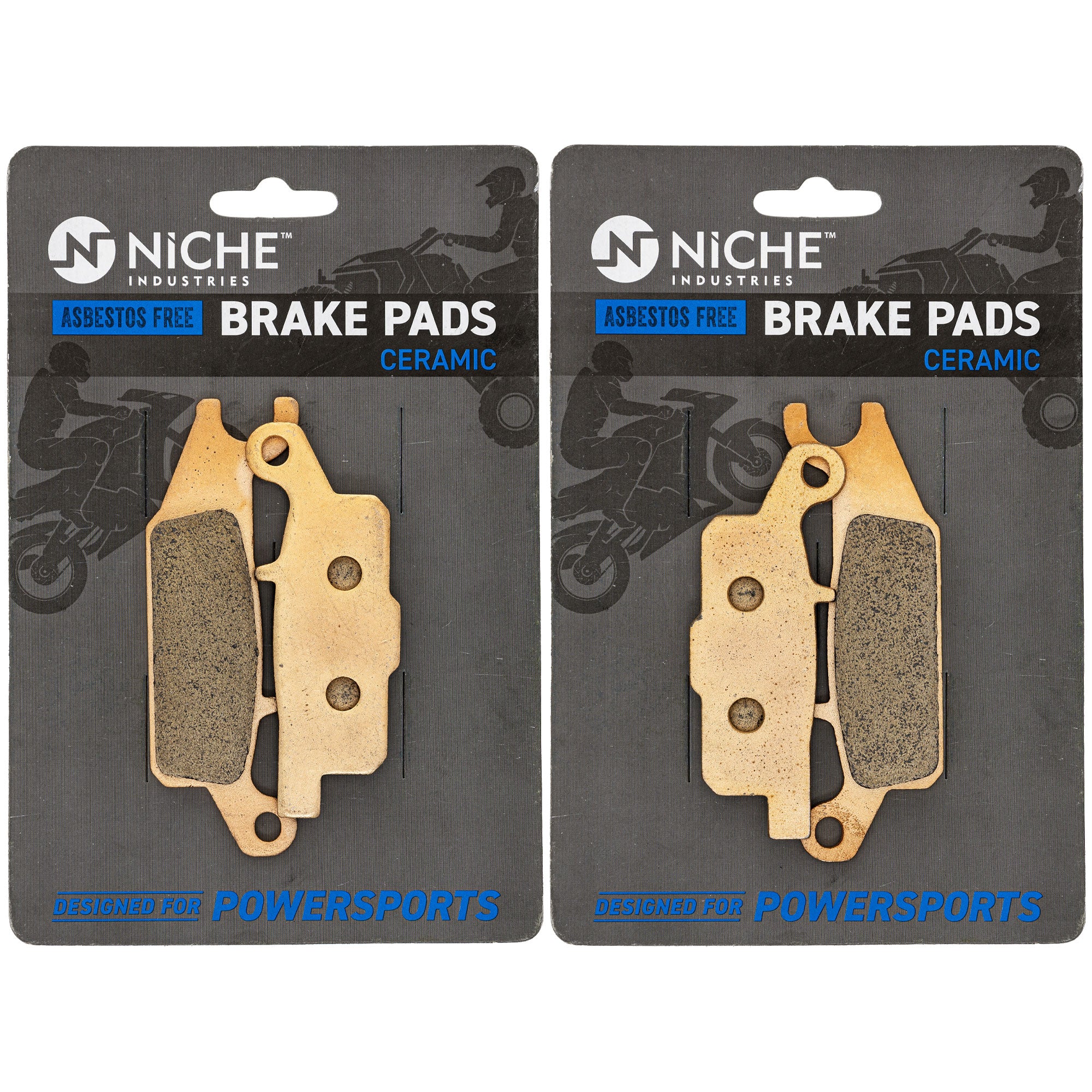 NICHE MK1014318 Brake Pad Set for Raptor Kodiak Grizzly