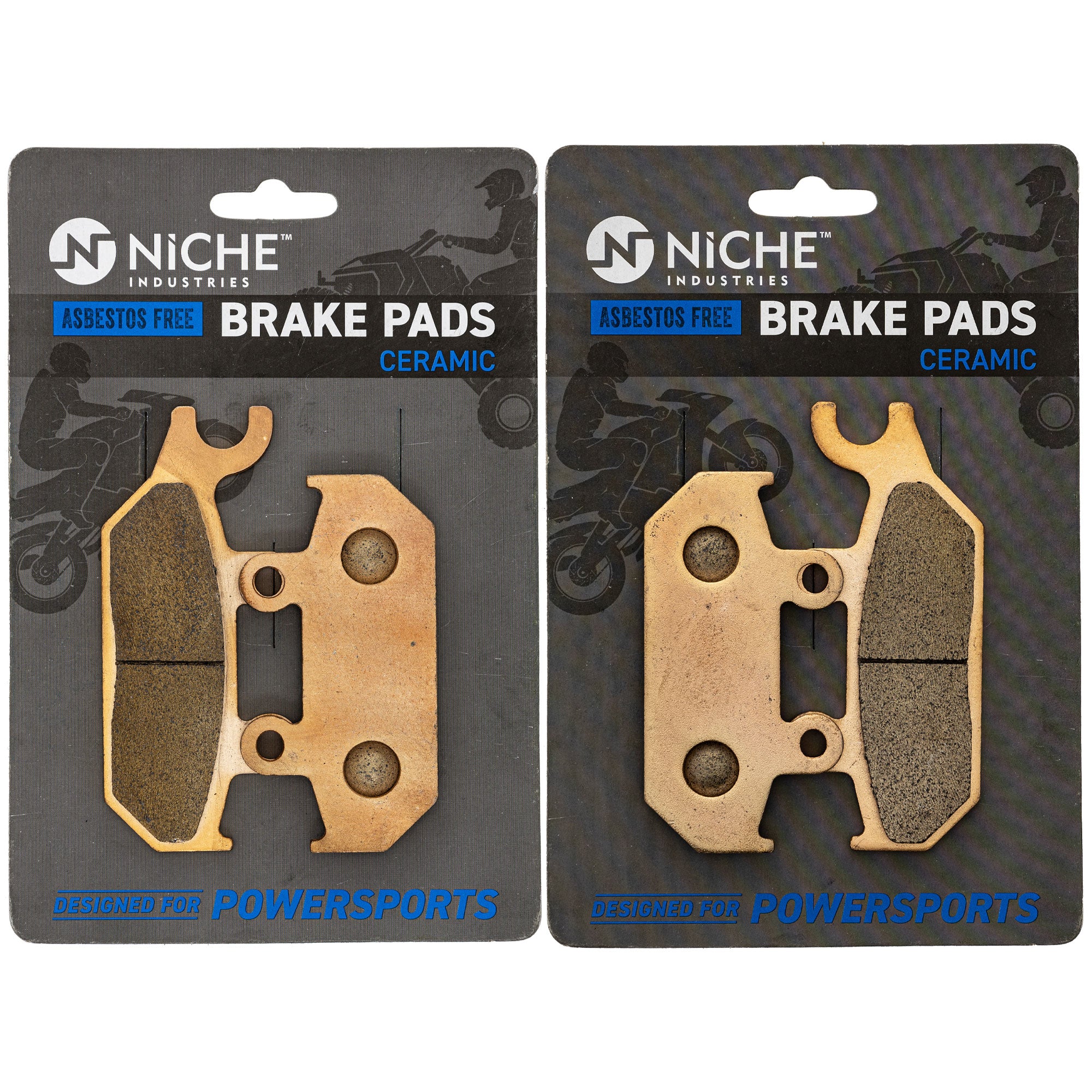 NICHE MK1014322 Brake Pad Set for Wolverine Viking Maverick
