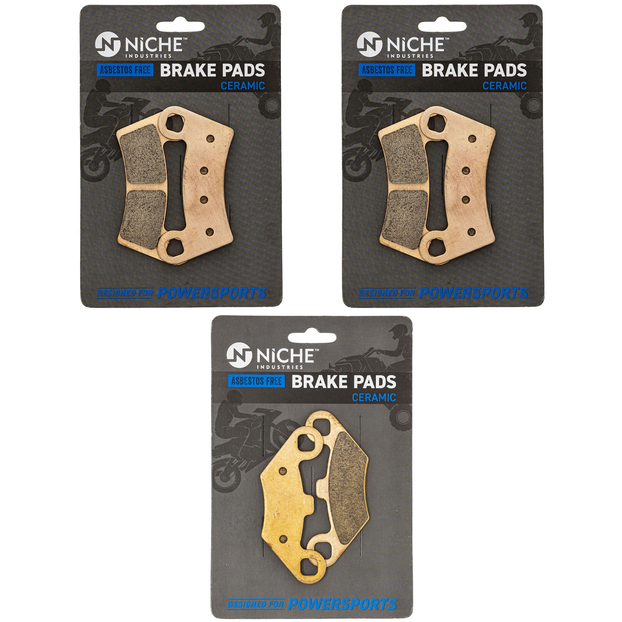 NICHE MK1014329 Complete Brake Pad Set for Xpress Xplorer