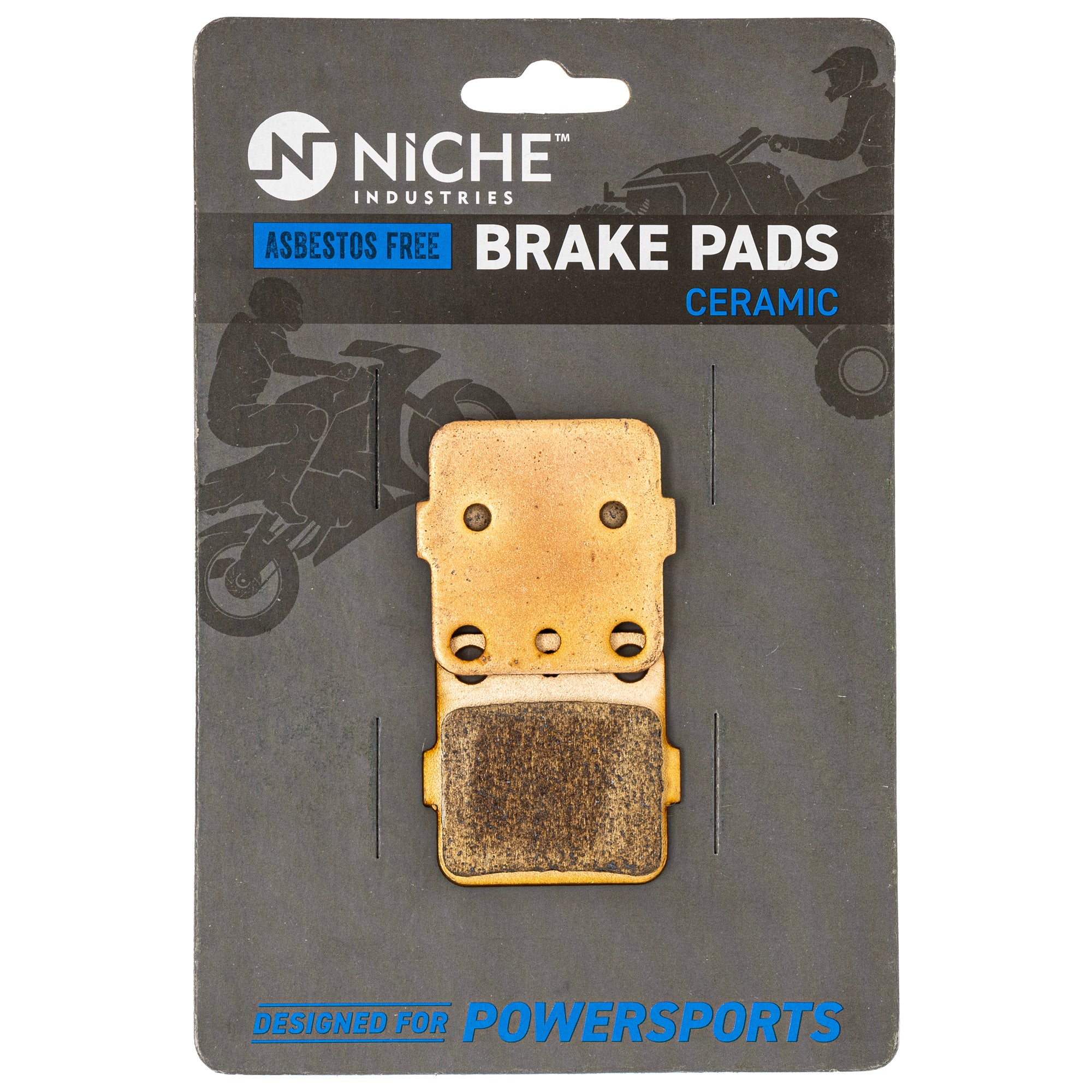 NICHE MK1014330 Complete Brake Pad Set for TRX400 TRX300 TRX250