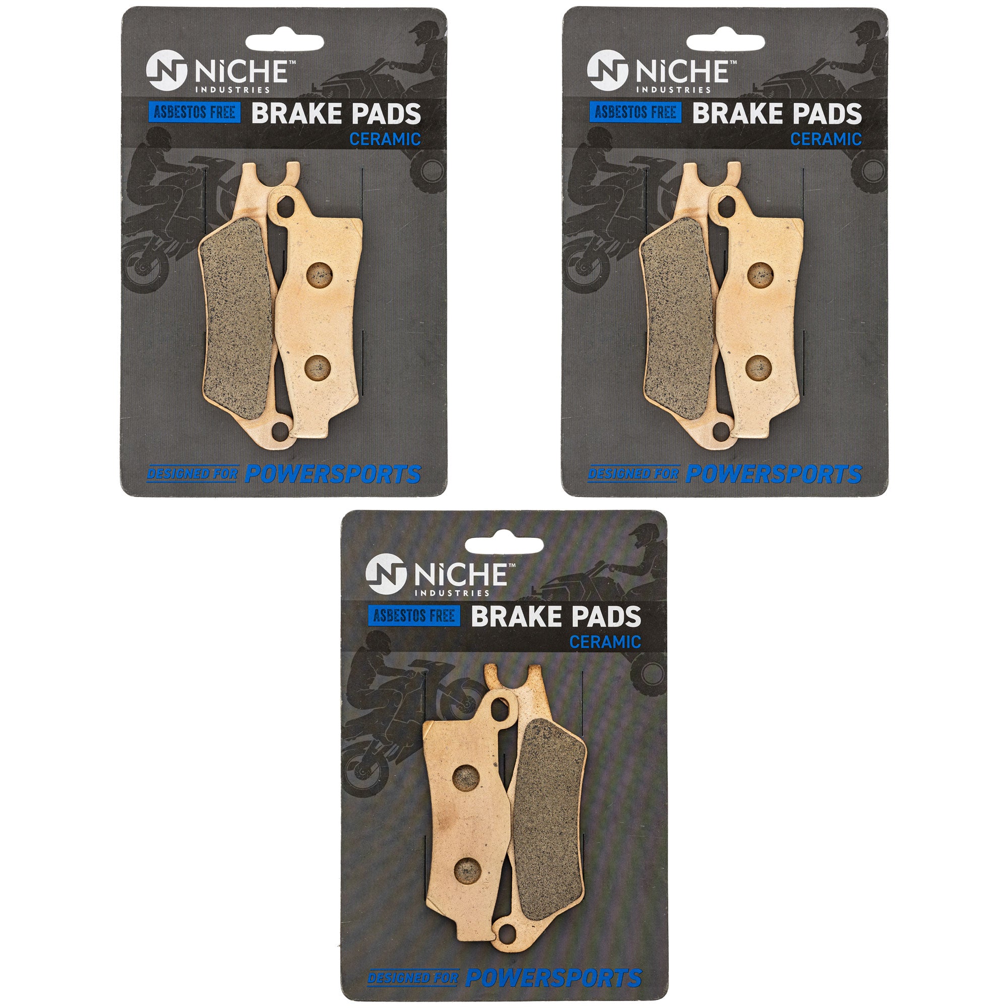 NICHE MK1014333 Complete Brake Pad Set for Renegade Outlander
