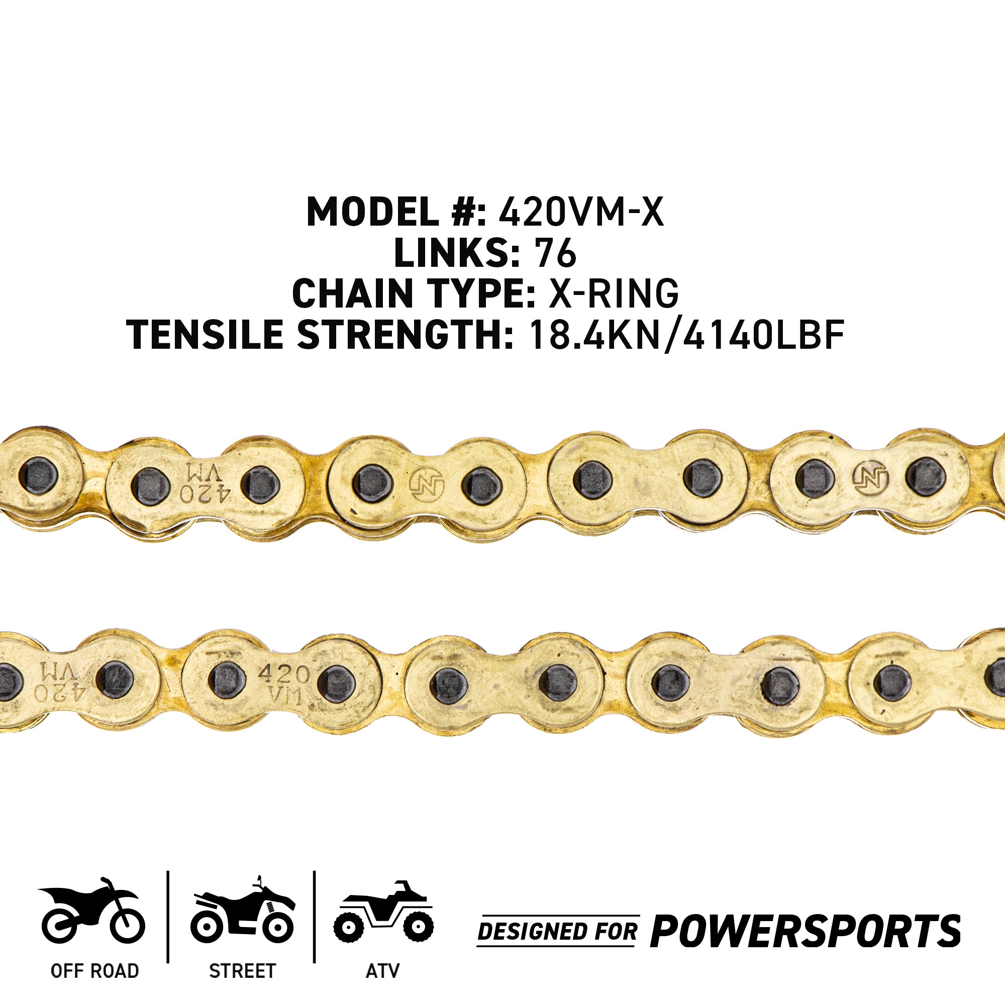NICHE MK1014350 Drive Sprockets & Chain Kit for Monkey