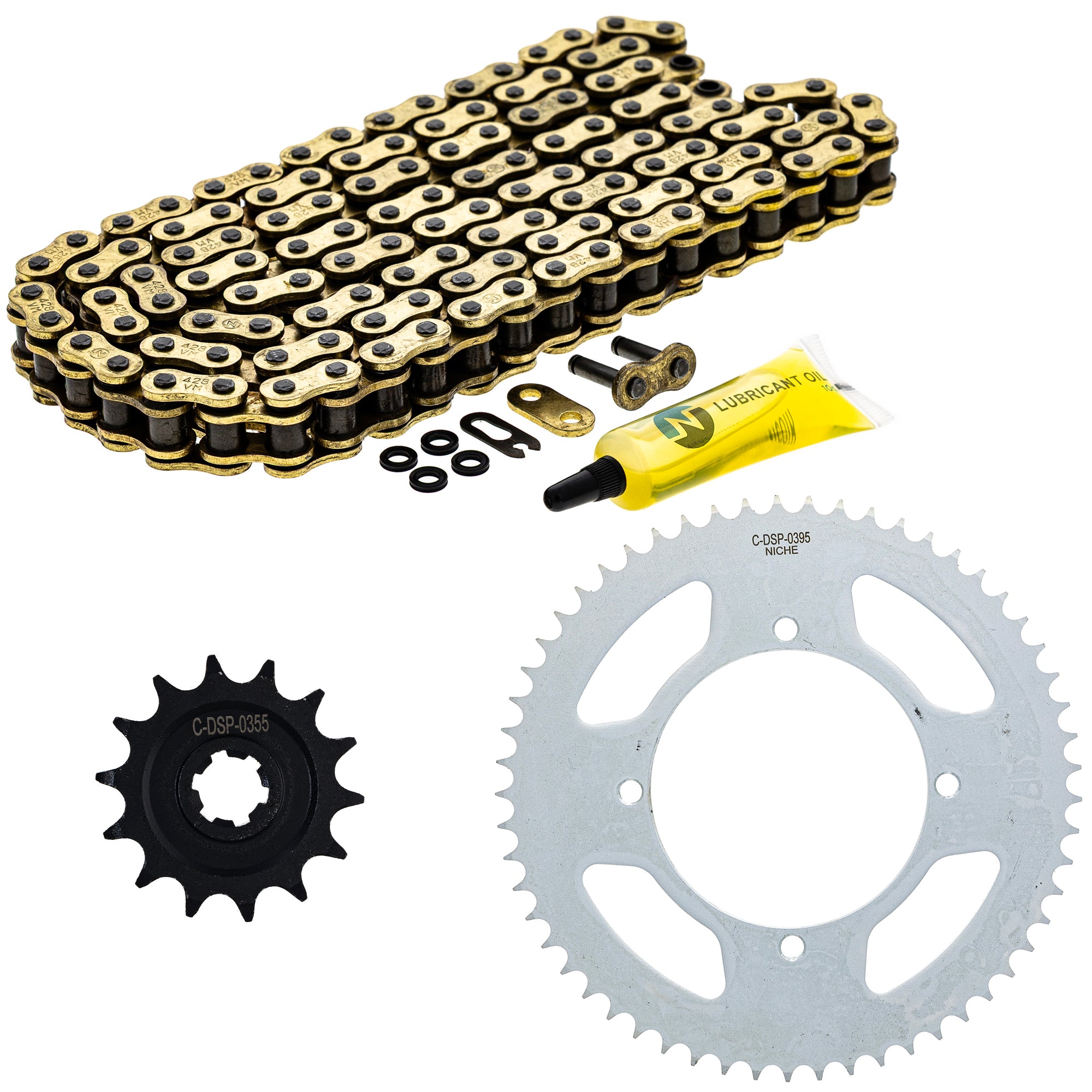 nicho★ Chain and Sprocket Kit Kawasaki | NICHE PARTS