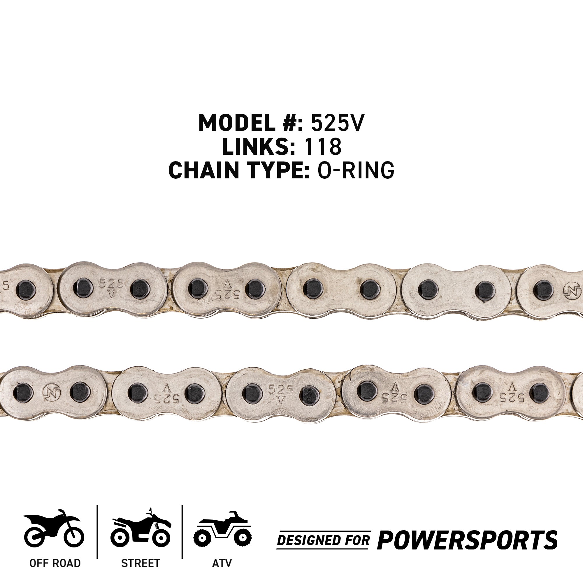 NICHE MK1014412 Chain and Sprocket Kit for Ninja
