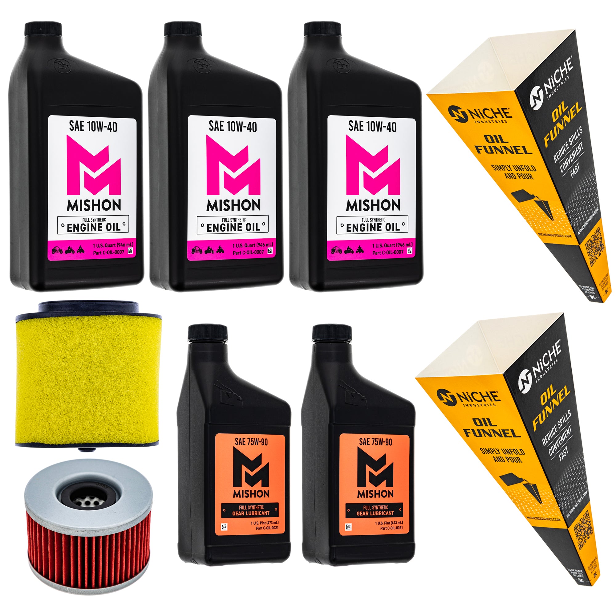 Full Service Oil Change Kit for Pioneer MISHON MK1014682