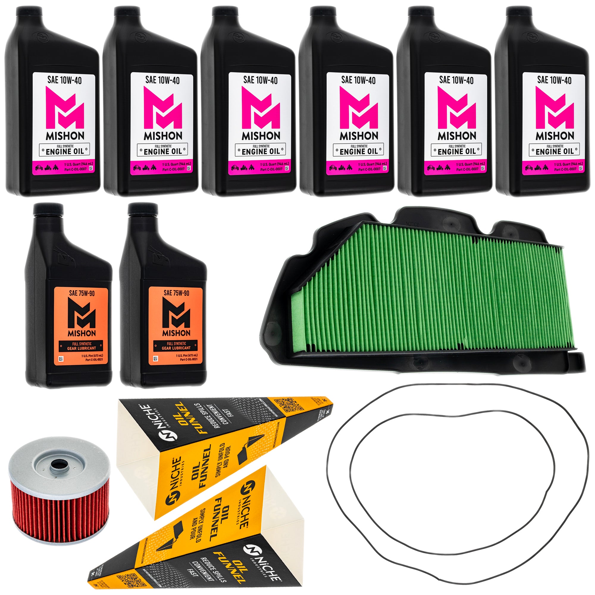 Full Service Oil Change Kit for Pioneer MISHON MK1014684