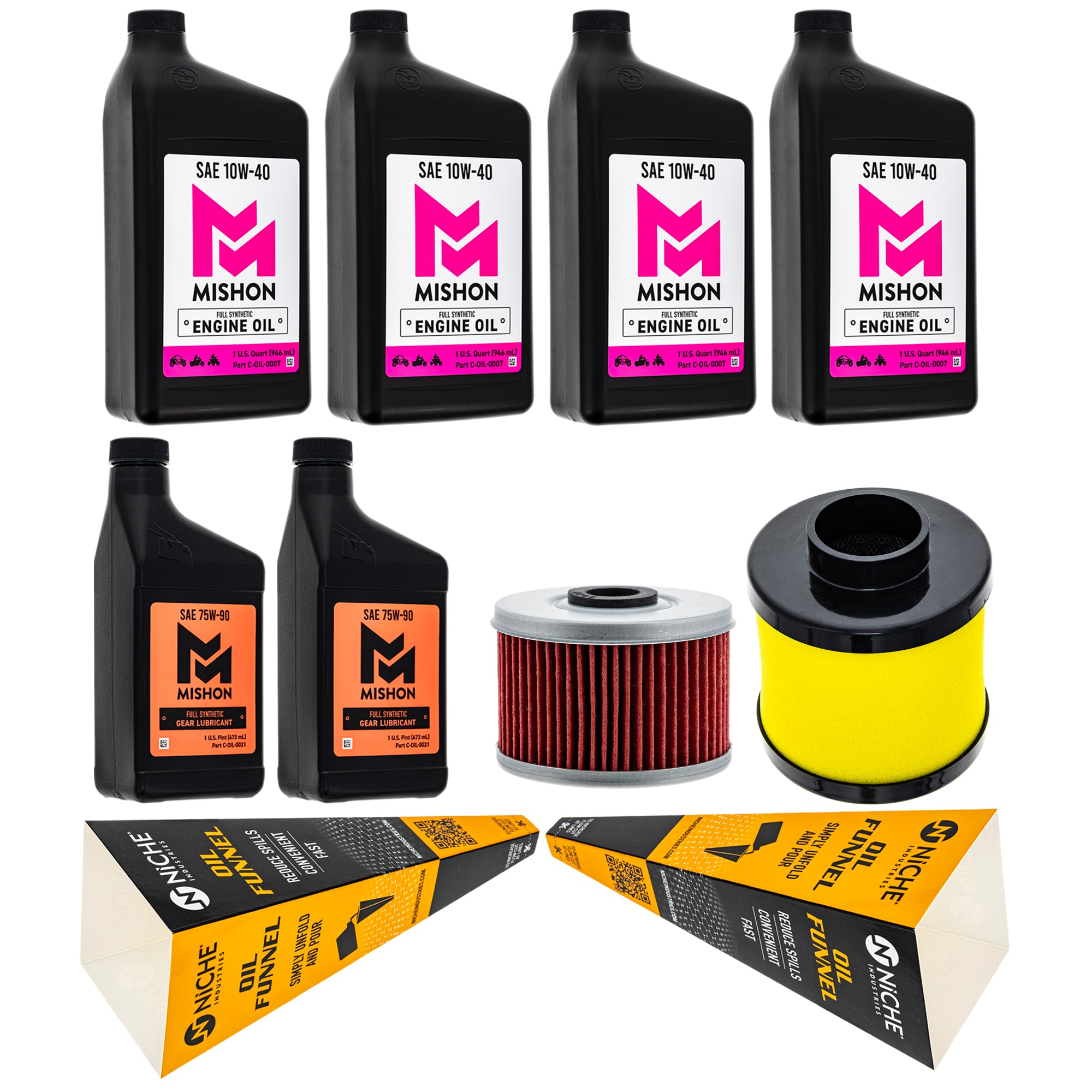 Full Service Oil Change Kit for FourTrax MISHON MK1014710