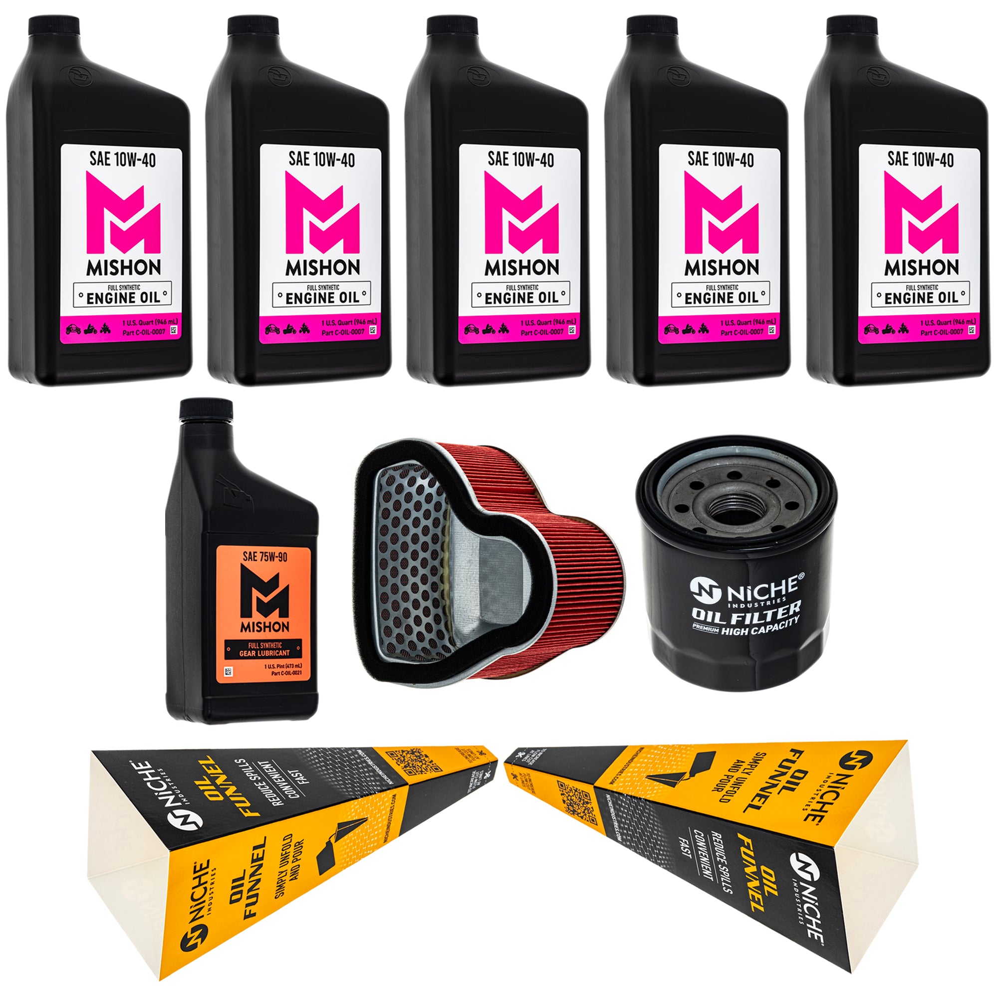 Full Service Oil Change Kit for VTX1800C MISHON MK1014712