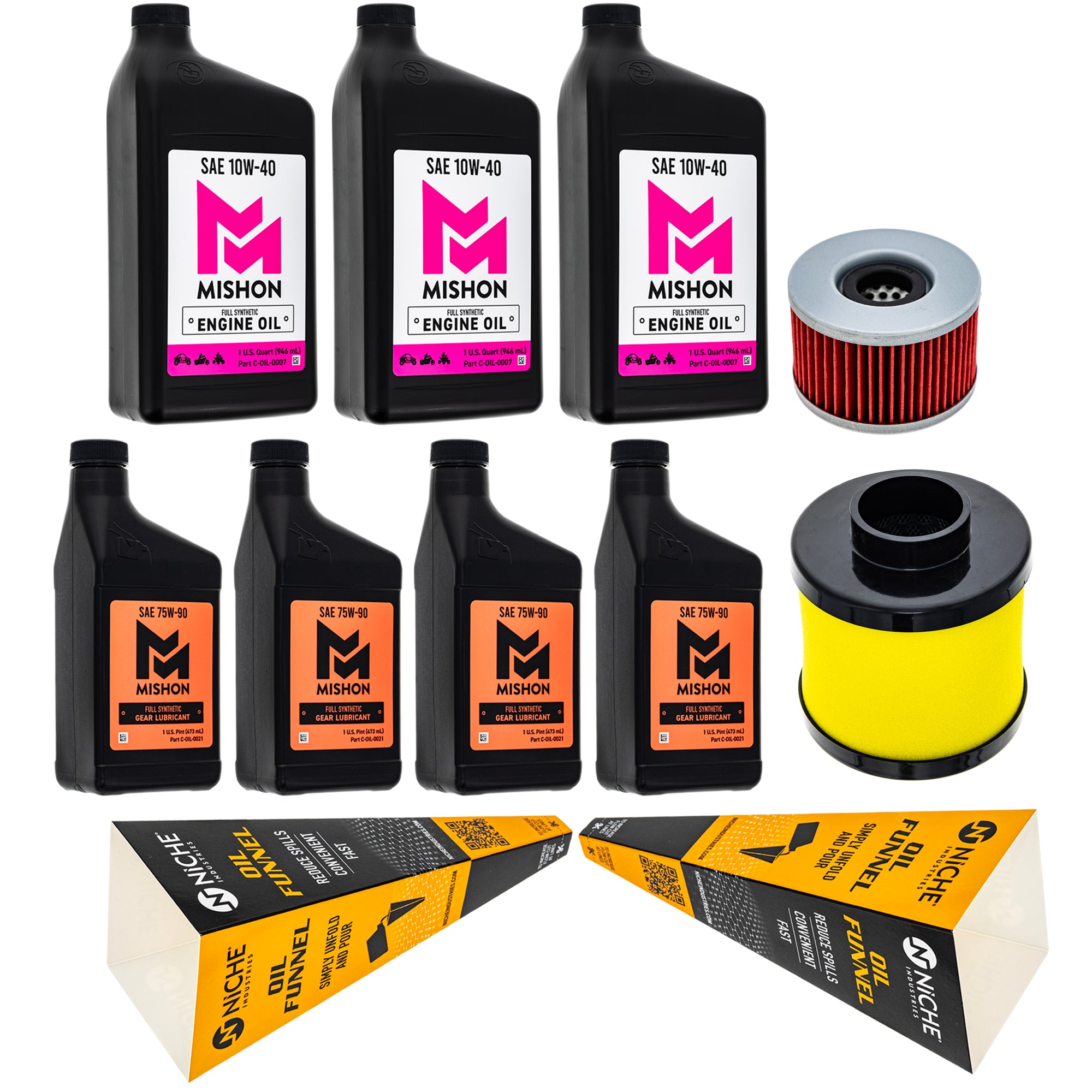 Full Service Oil Change Kit for FourTrax MISHON MK1014721