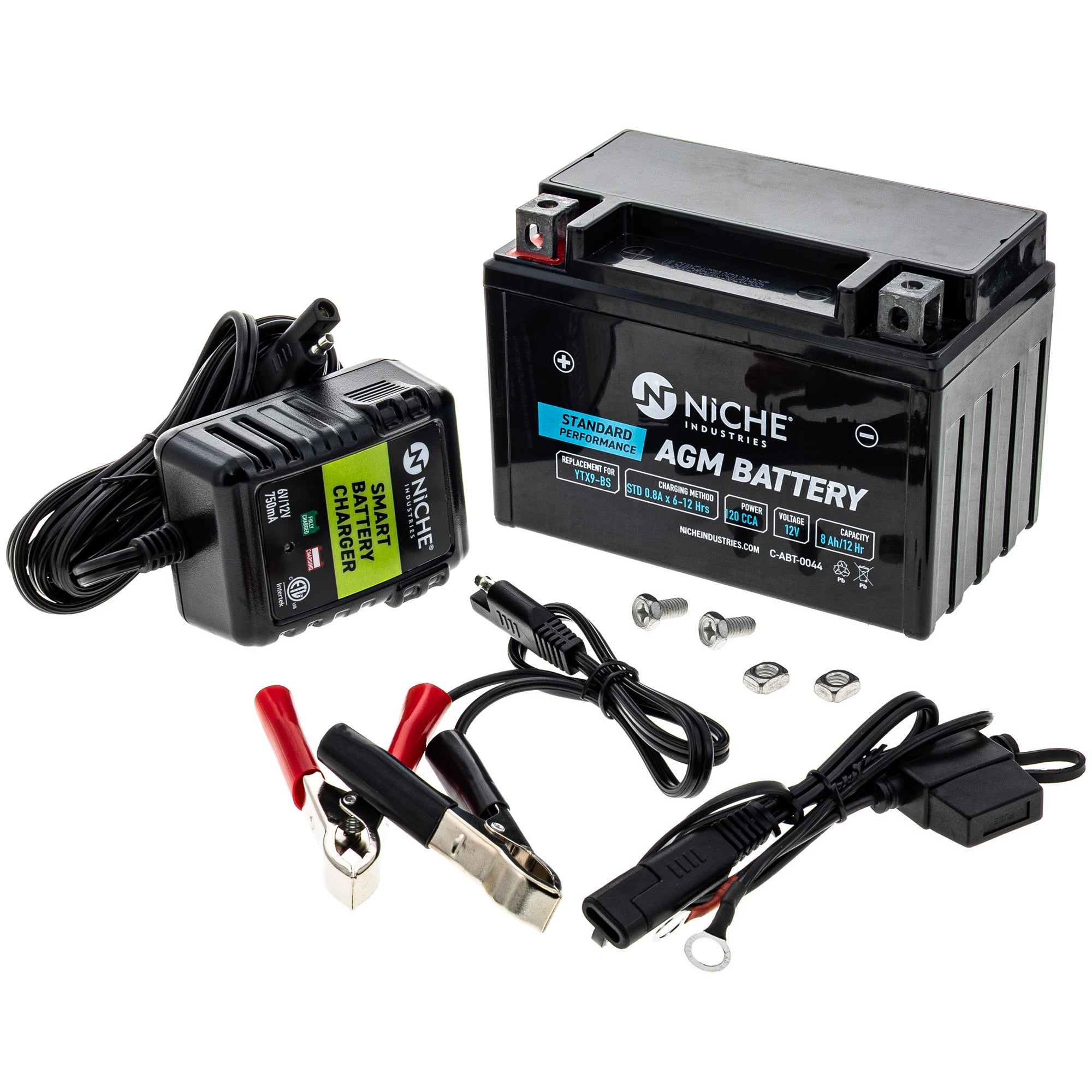 AGM Battery and Charger for XT600 Venox Street RF900RV NICHE MK1014763