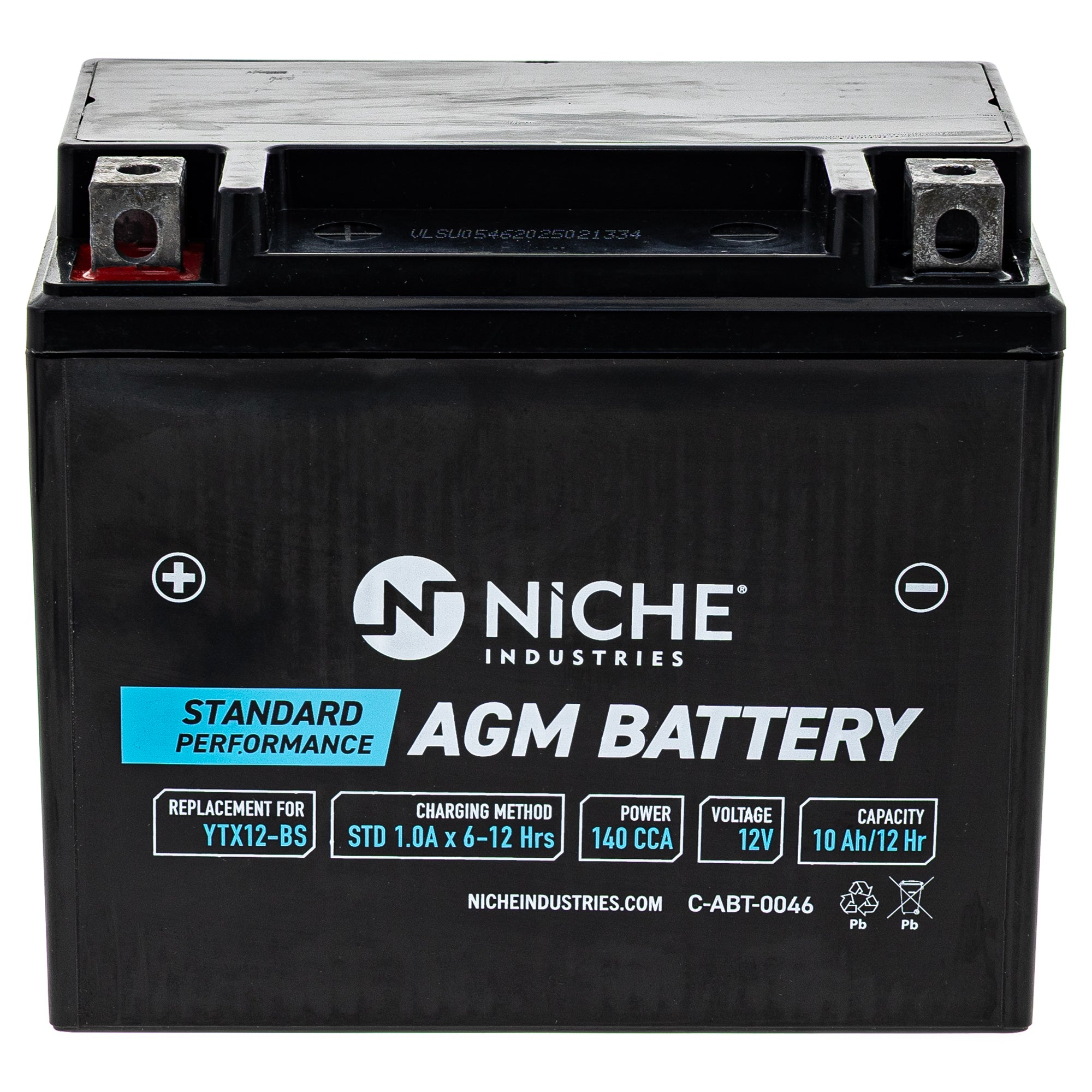 NICHE MK1014765 AGM Battery and Charger for ZZR600 ZR7S Zephyr
