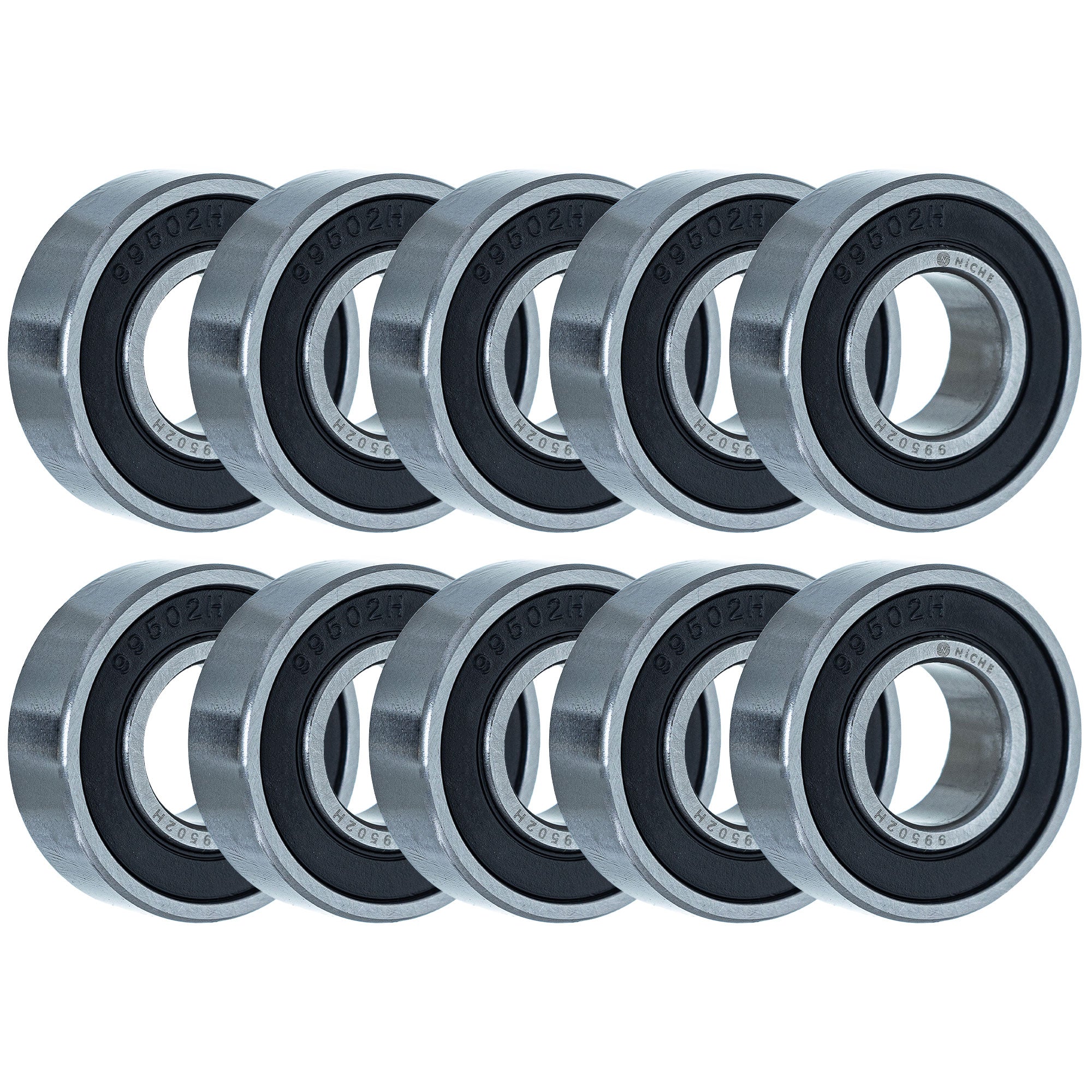 Single Row, Deep Groove, Ball Bearing Pack of 10 10-Pack for Ref No KLT250A KLT200C NICHE 519-CBB2237R