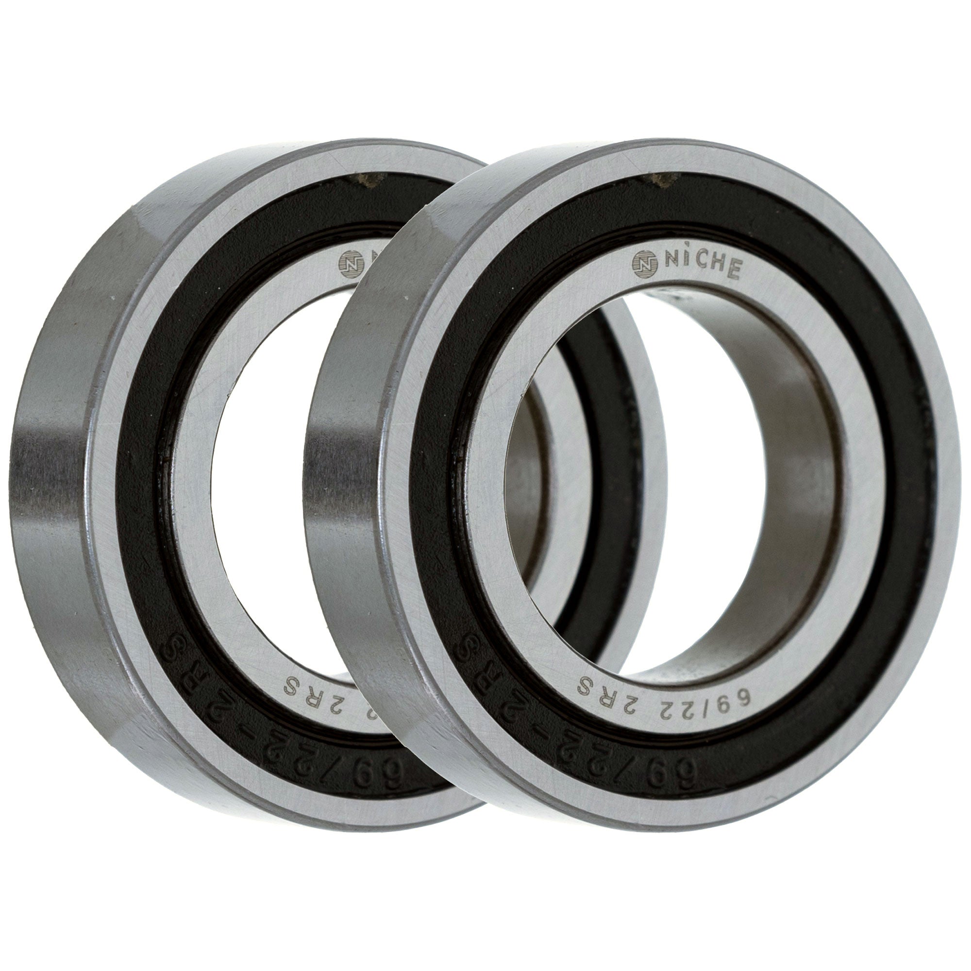Single Row, Deep Groove, Ball Bearing Pack of 2 2-Pack for zOTHER YZ450FX YZ450F YZ250FX NICHE 519-CBB2201R