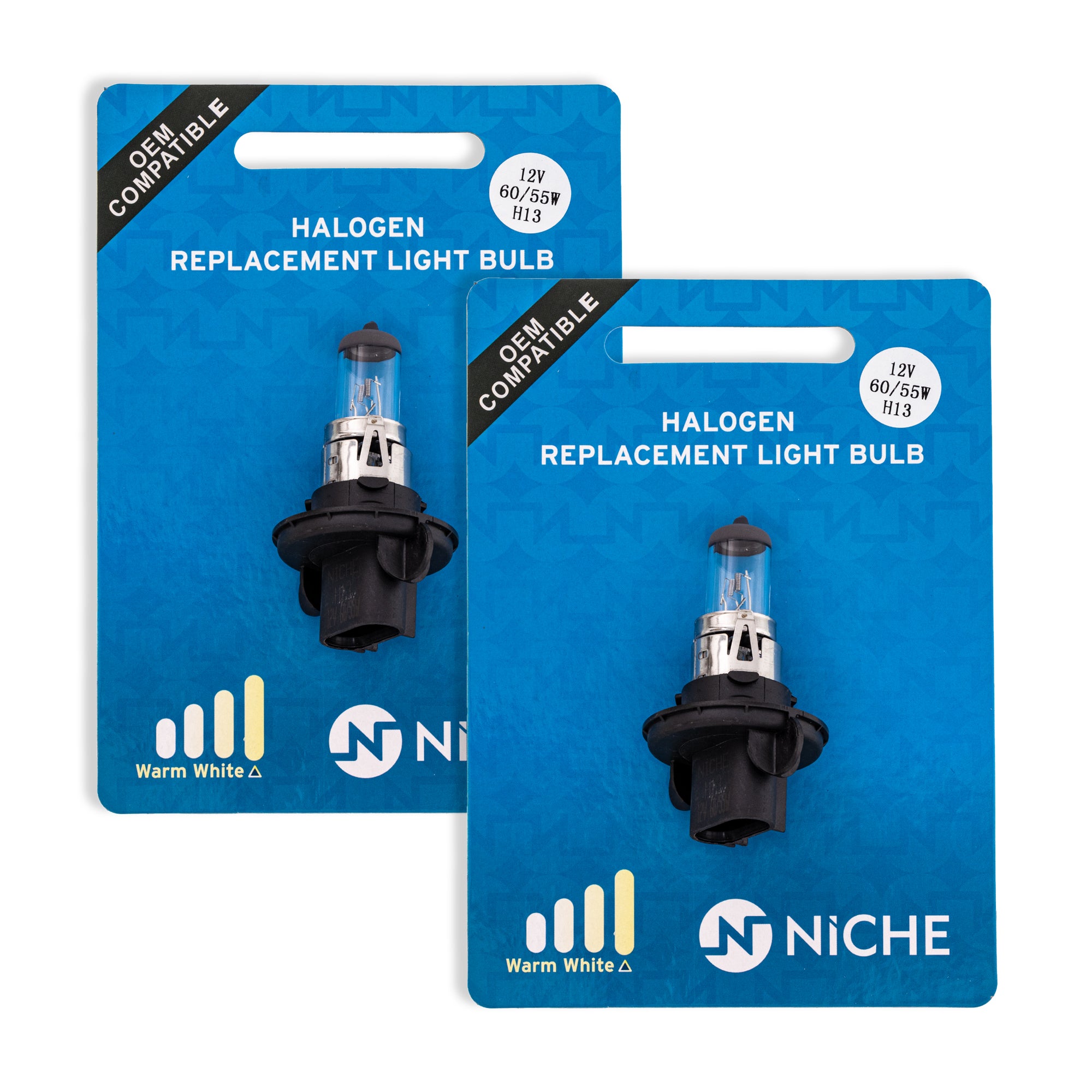 Headlight Bulb 2-Pack for Polaris Honda Arctic Cat Textron Voyager Trail Switchback NICHE 519-CBL2224B