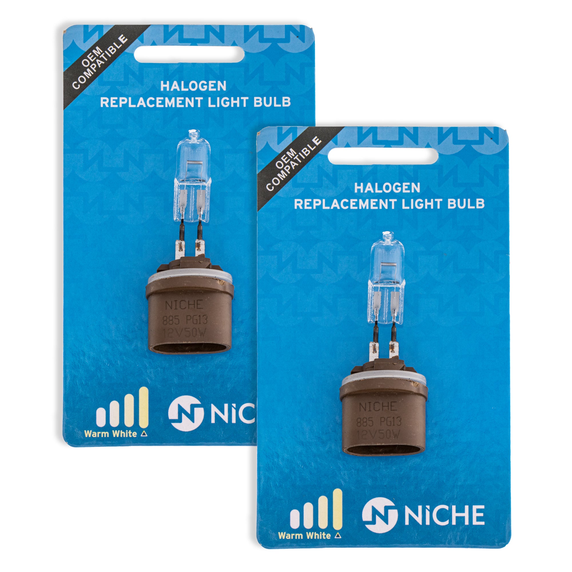 Headlight Bulb 2-Pack for Arctic Cat Textron Cat 0609-252 NICHE 519-CBL2226B
