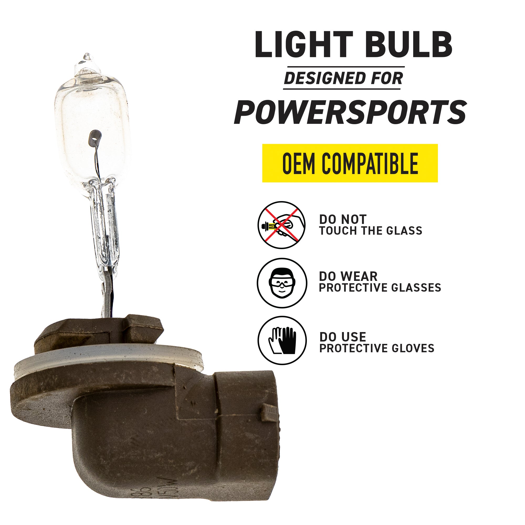 Headlight Bulb For Polaris 4010253 | 2-PACK