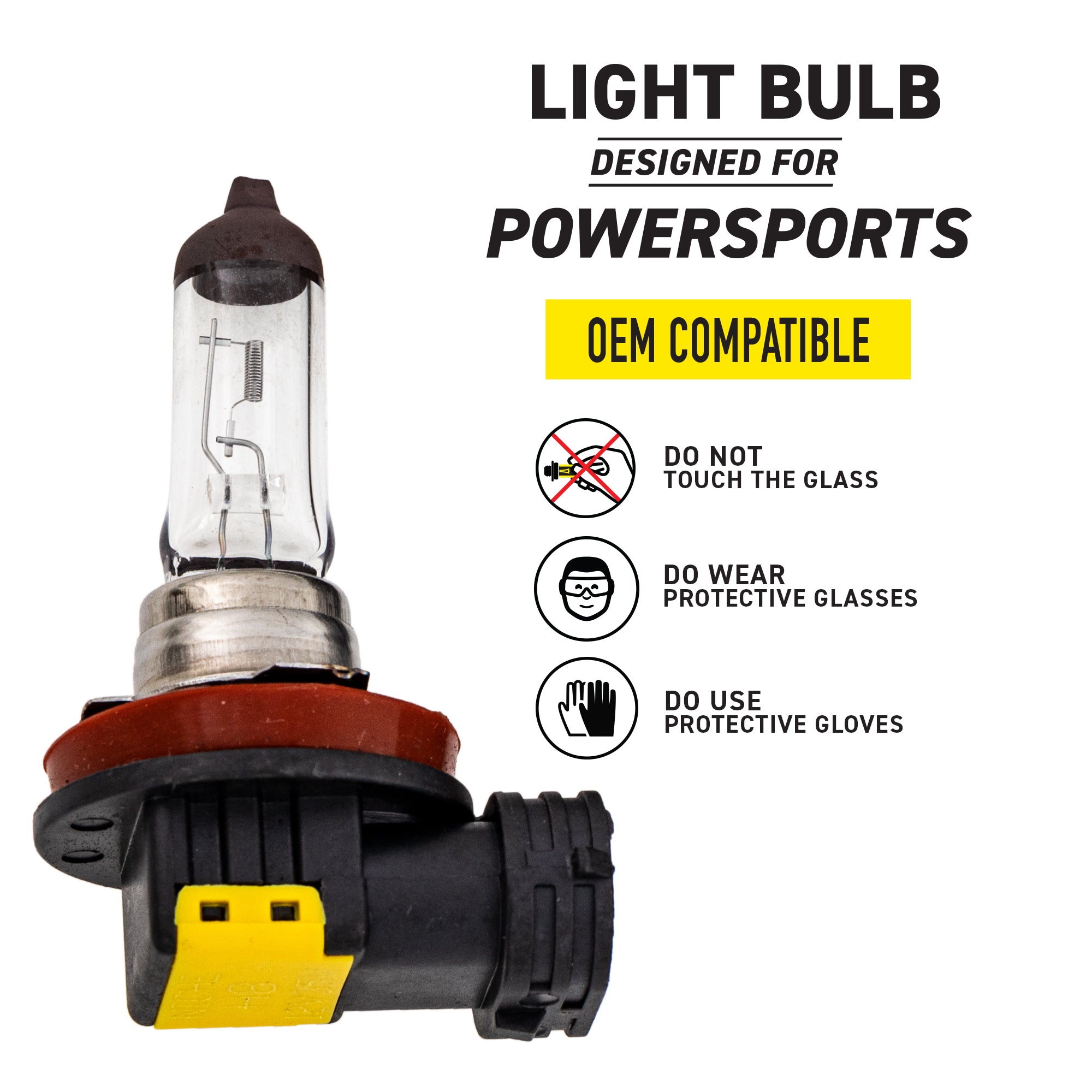 Headlight Bulb For Arctic Cat Can-Am Kawasaki 3306-447 219800149 0609-831 0409-055