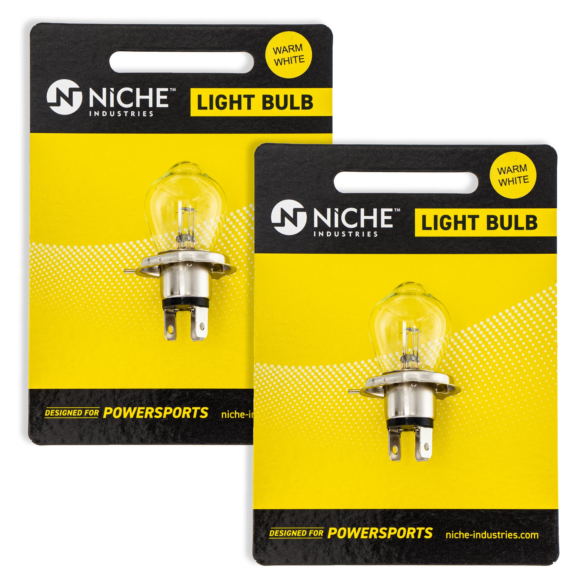 Headlight Bulb 2-Pack for Polaris Honda Arctic Cat Textron Xplorer XCR XCF XC NICHE 519-CBL2233B