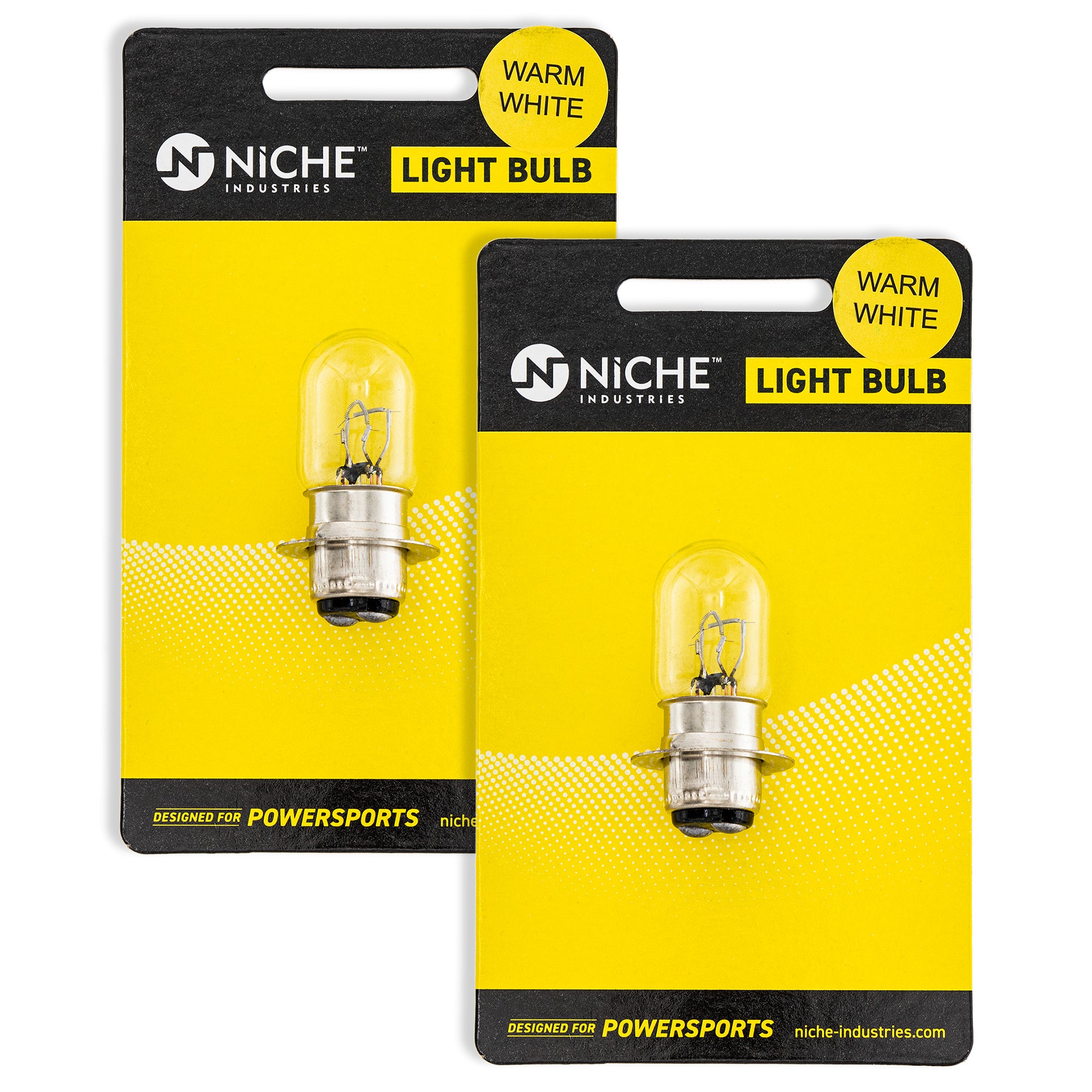 Headlight Bulb 2-Pack for zOTHER Yamaha Kawasaki YFZ450R YFZ450 Wolverine Warrior NICHE 519-CBL2240B