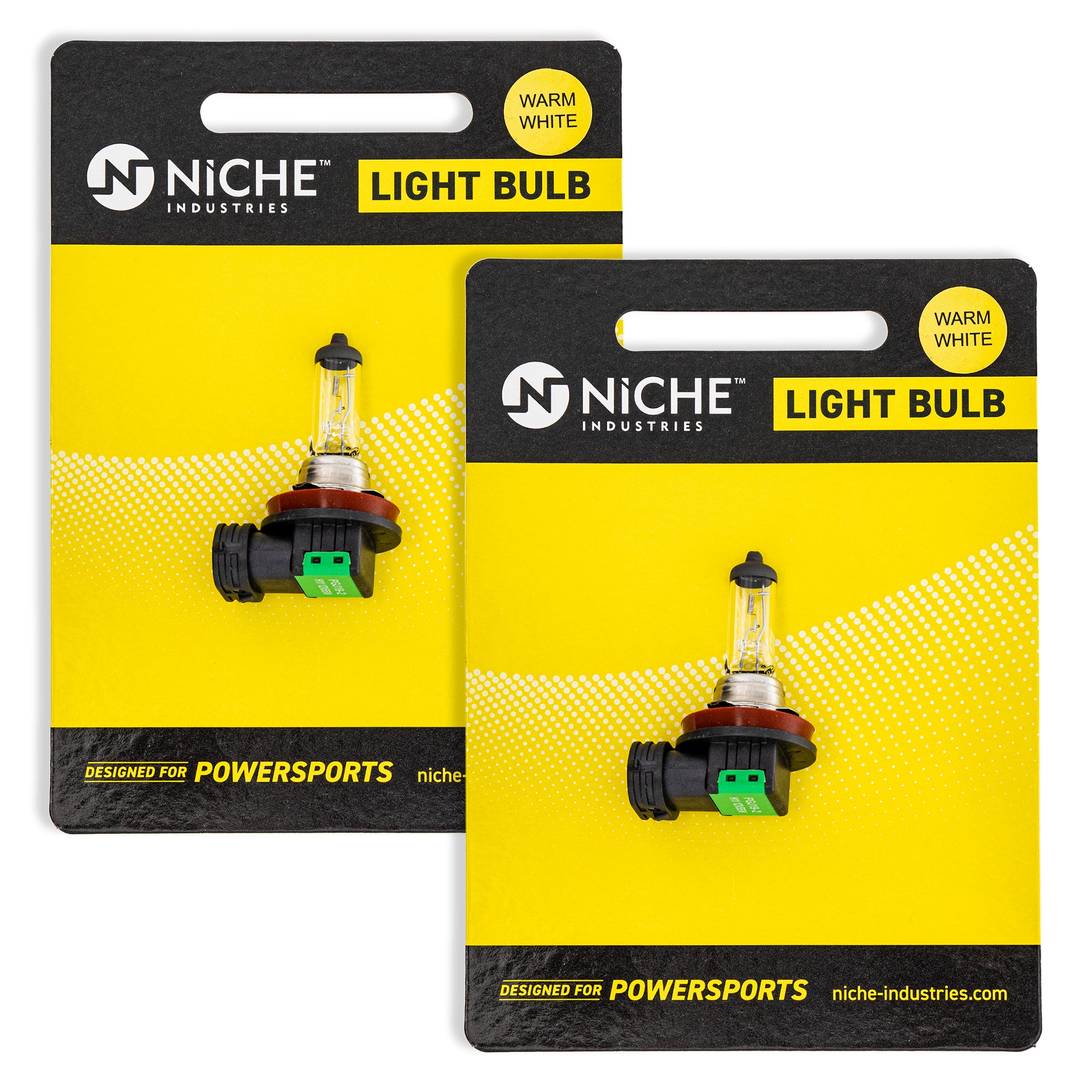 Headlight Bulb 2-Pack for zOTHER Suzuki KTM Kawasaki Arctic Cat Textron Ninja GSXR750 NICHE 519-CBL2253B