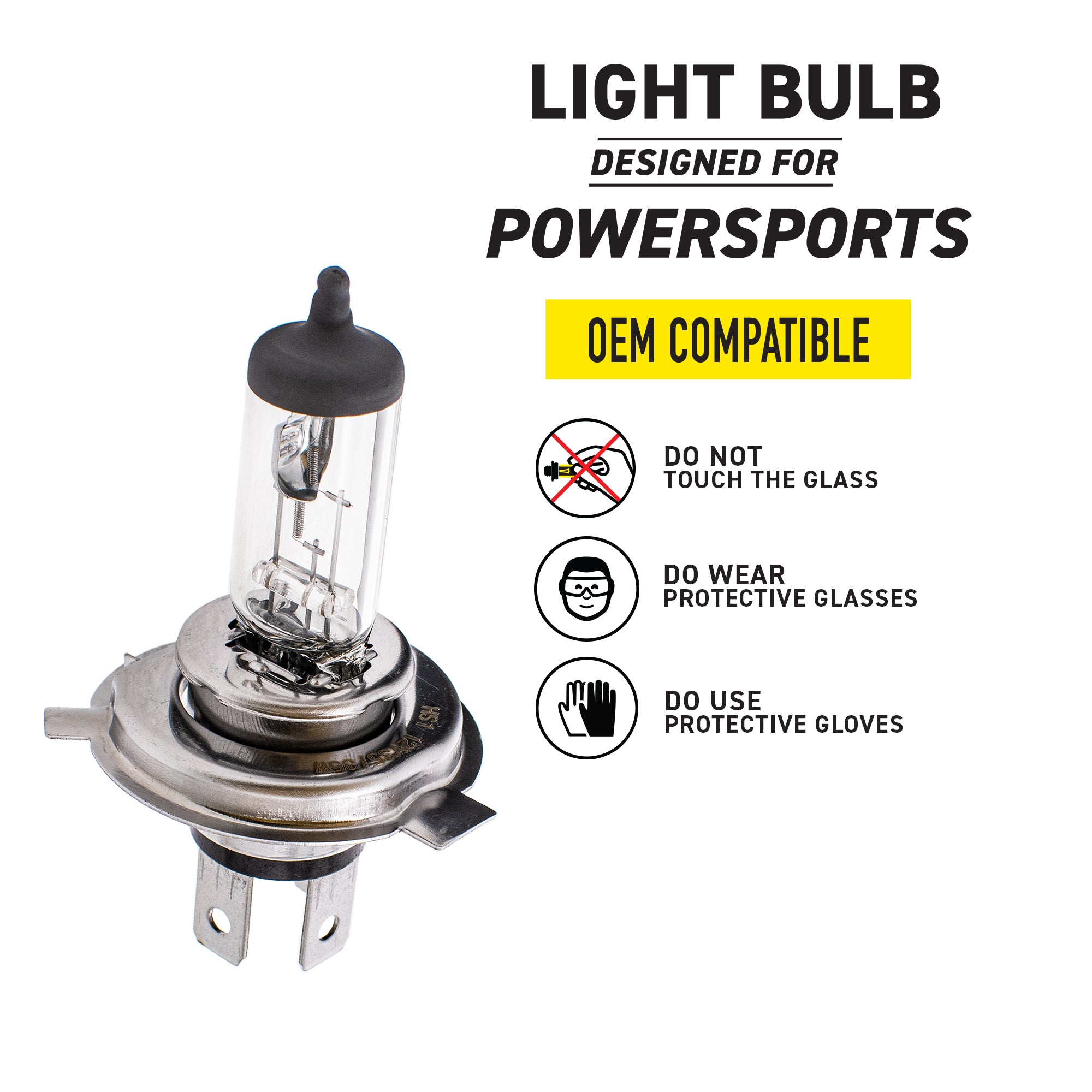 Headlight Bulb For KTM Yamaha Suzuki S34901RCA000 A34901179000 92069-1120 92069-0039 54611038012 | 2-PACK