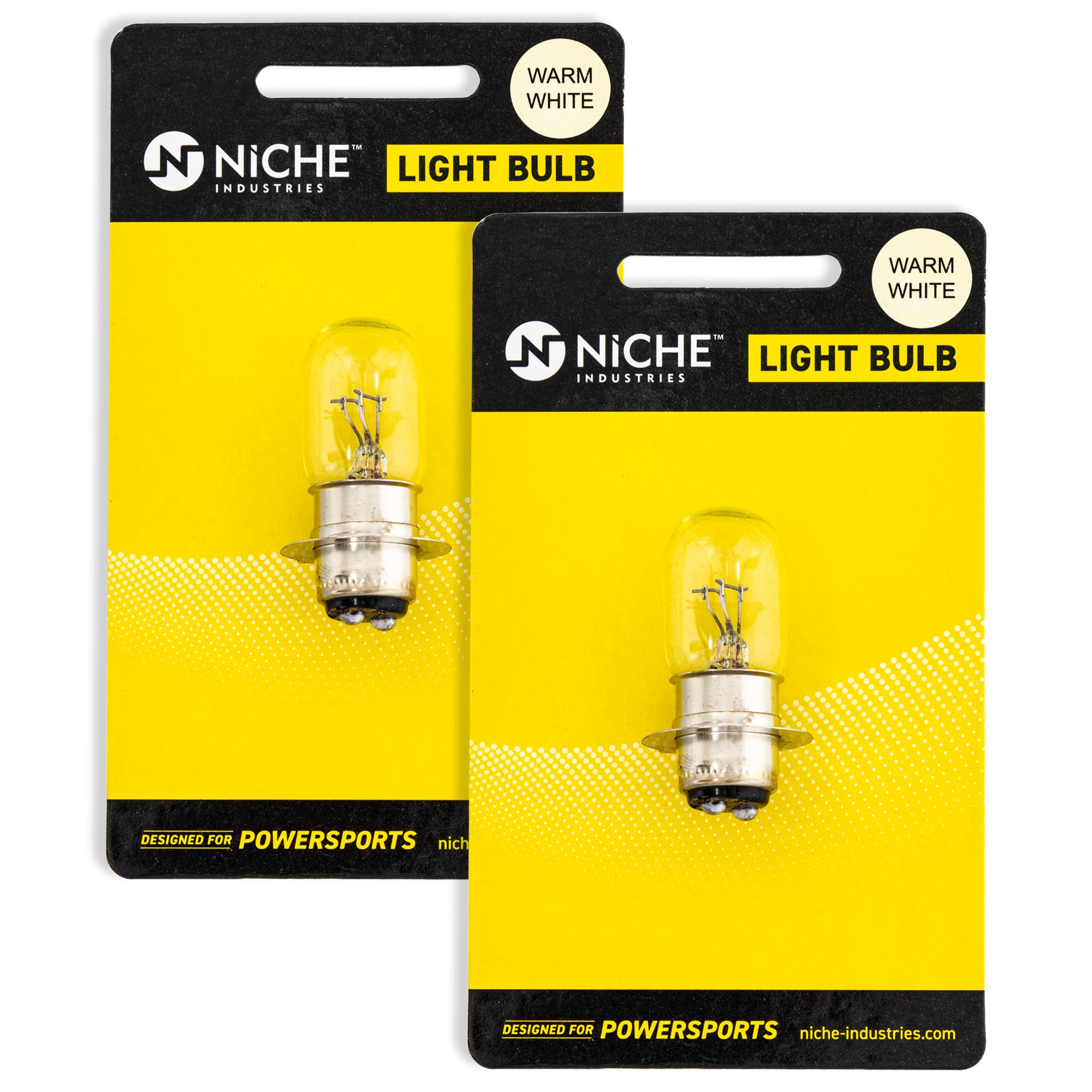 Headlight Bulb 2-Pack for zOTHER Yamaha Suzuki YL2 YL1 YJ2 YGS1 102-84314-00-XX NICHE 519-CBL2260B