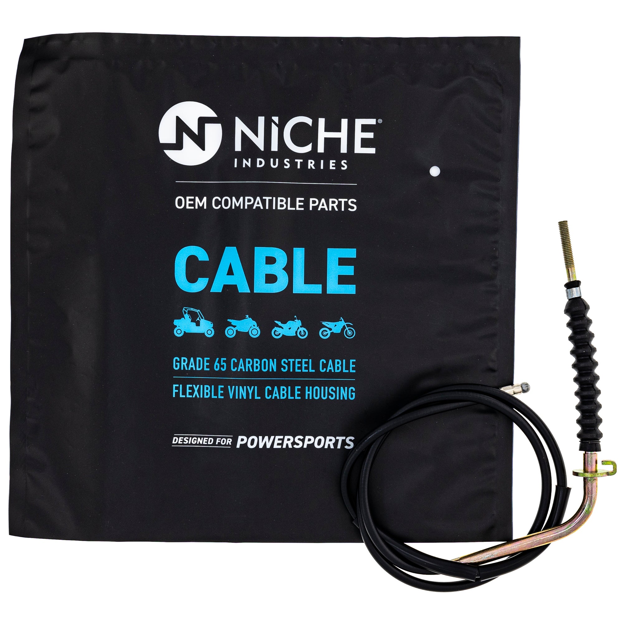 NICHE 519-CCB2358L Front Brake Cable for zOTHER Quadsport Quadrunner