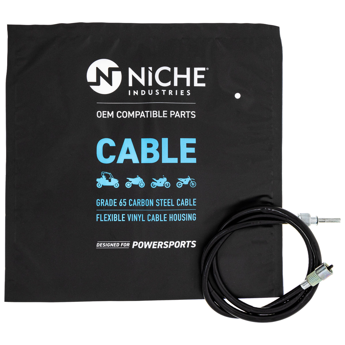 NICHE 519-CCB2389L Speedometer Cable for zOTHER Vulcan KZ750 KZ650