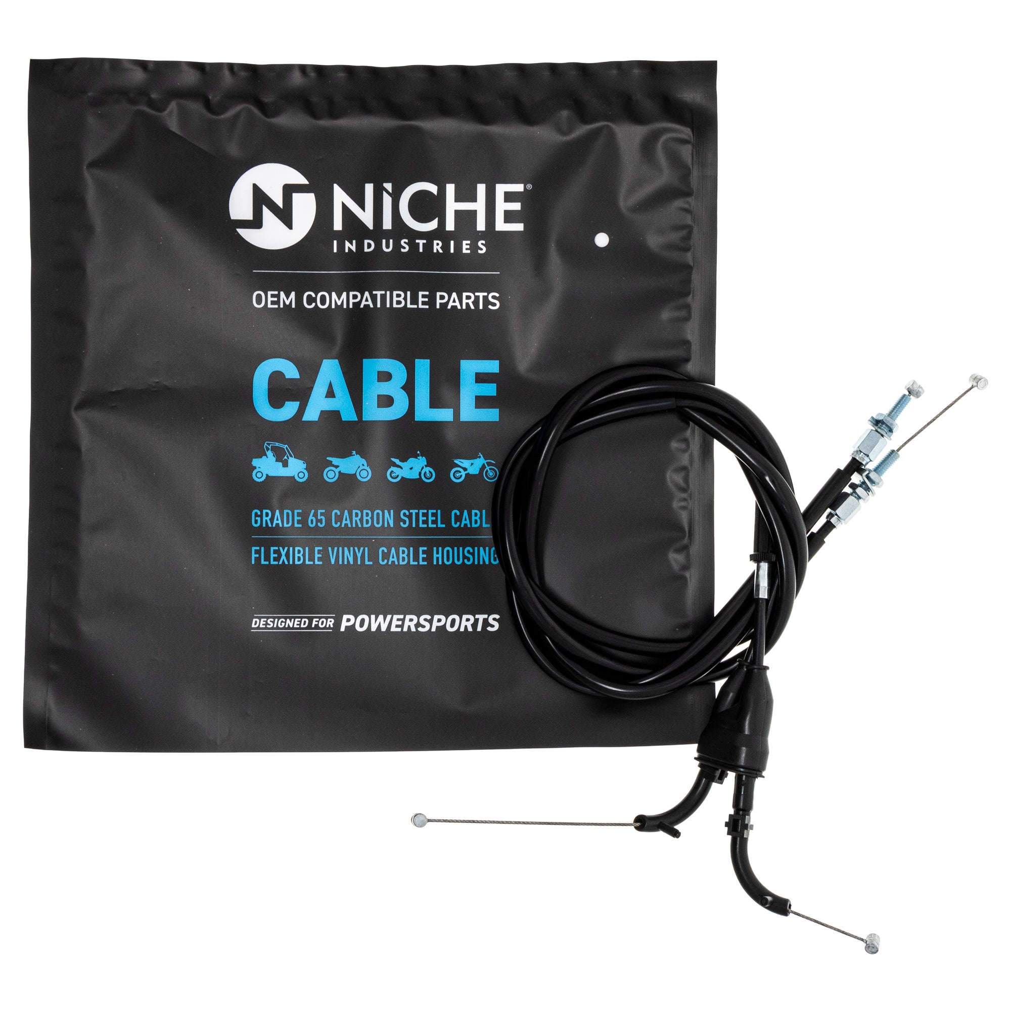 NICHE 519-CCB2302L Throttle Cable Set for zOTHER CRF450RX CRF450RWE