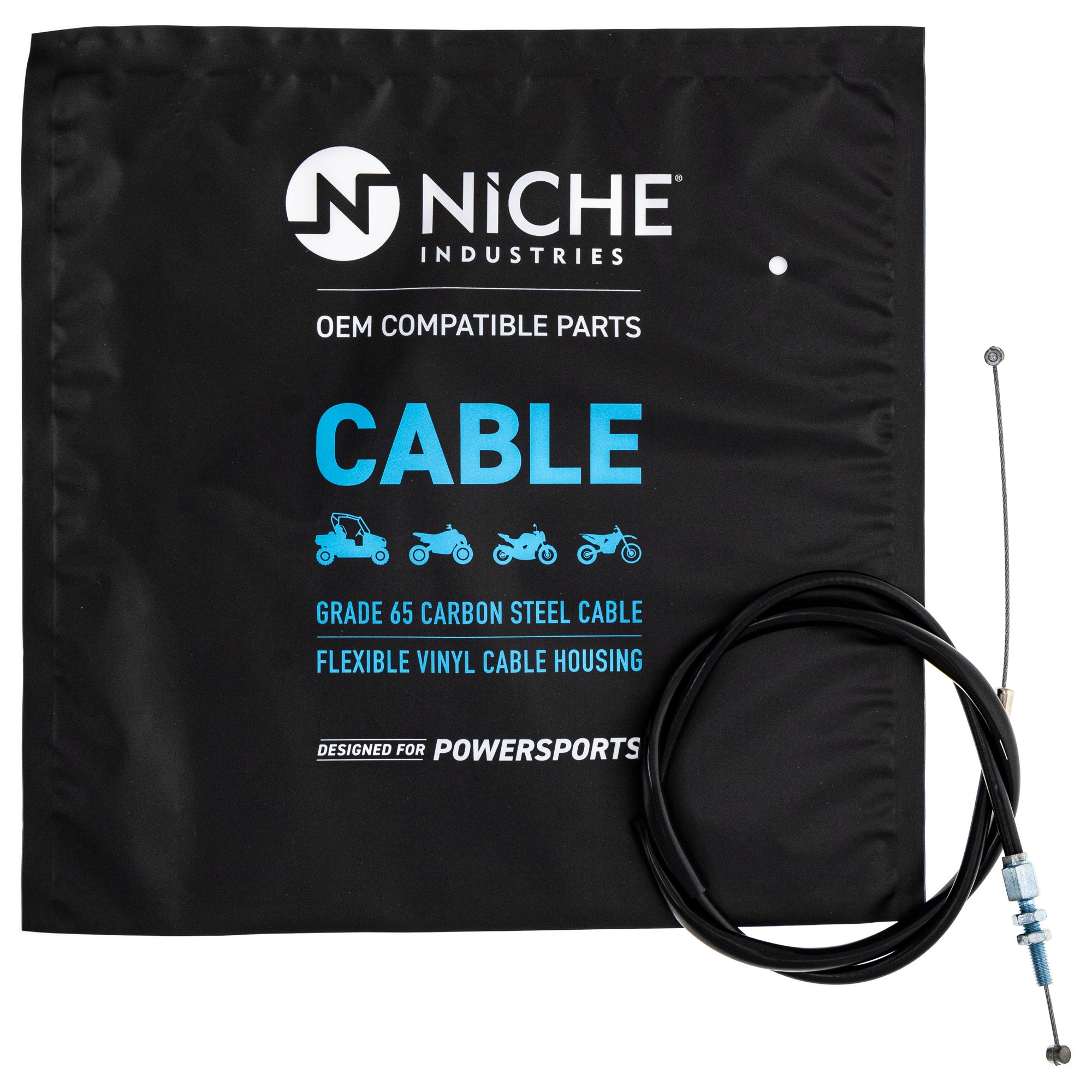 NICHE 519-CCB2427L Push Throttle Cable for zOTHER KLX250SF KLX250S