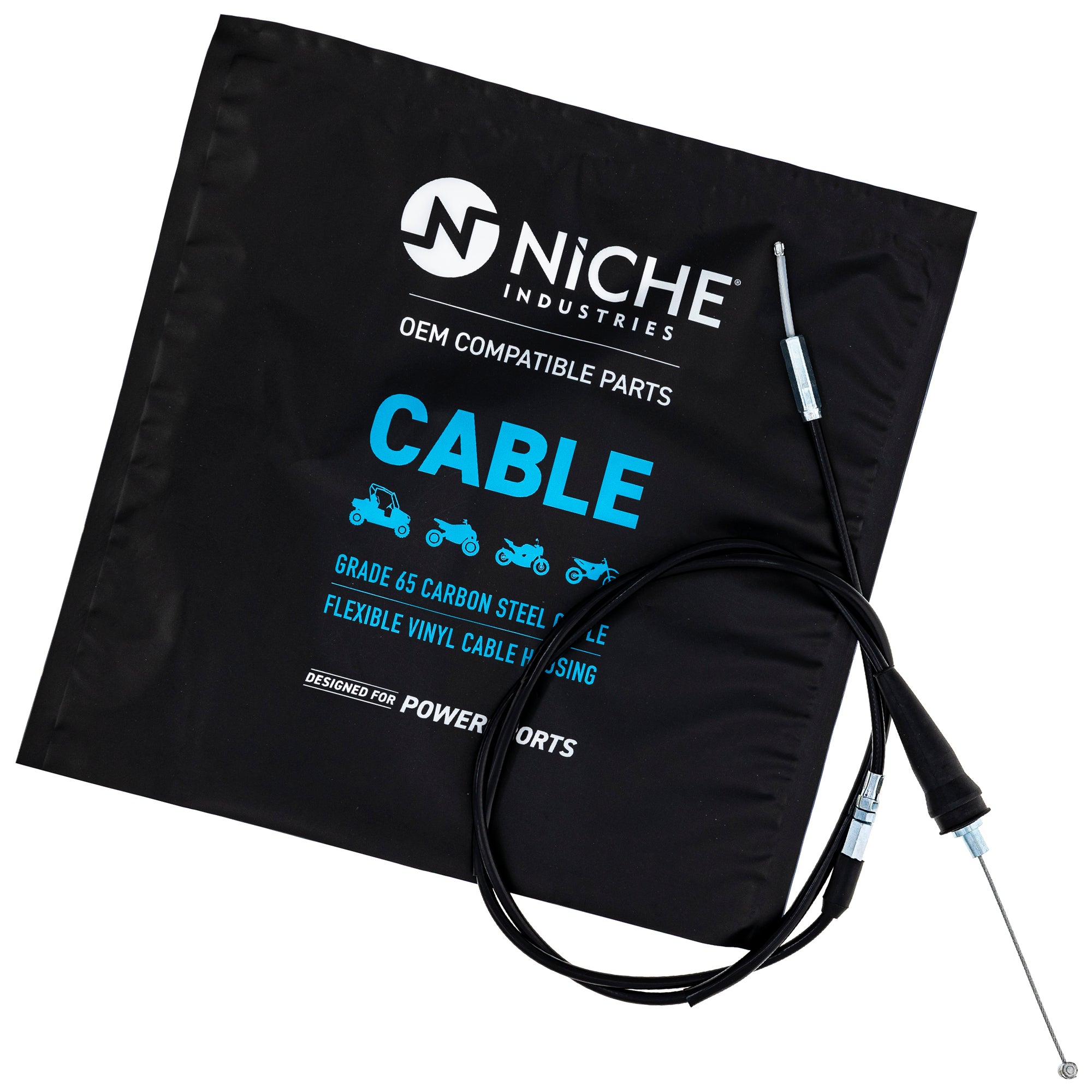 NICHE 519-CCB2445L Throttle Cable for zOTHER YZ465 YZ400 YZ250 YZ125