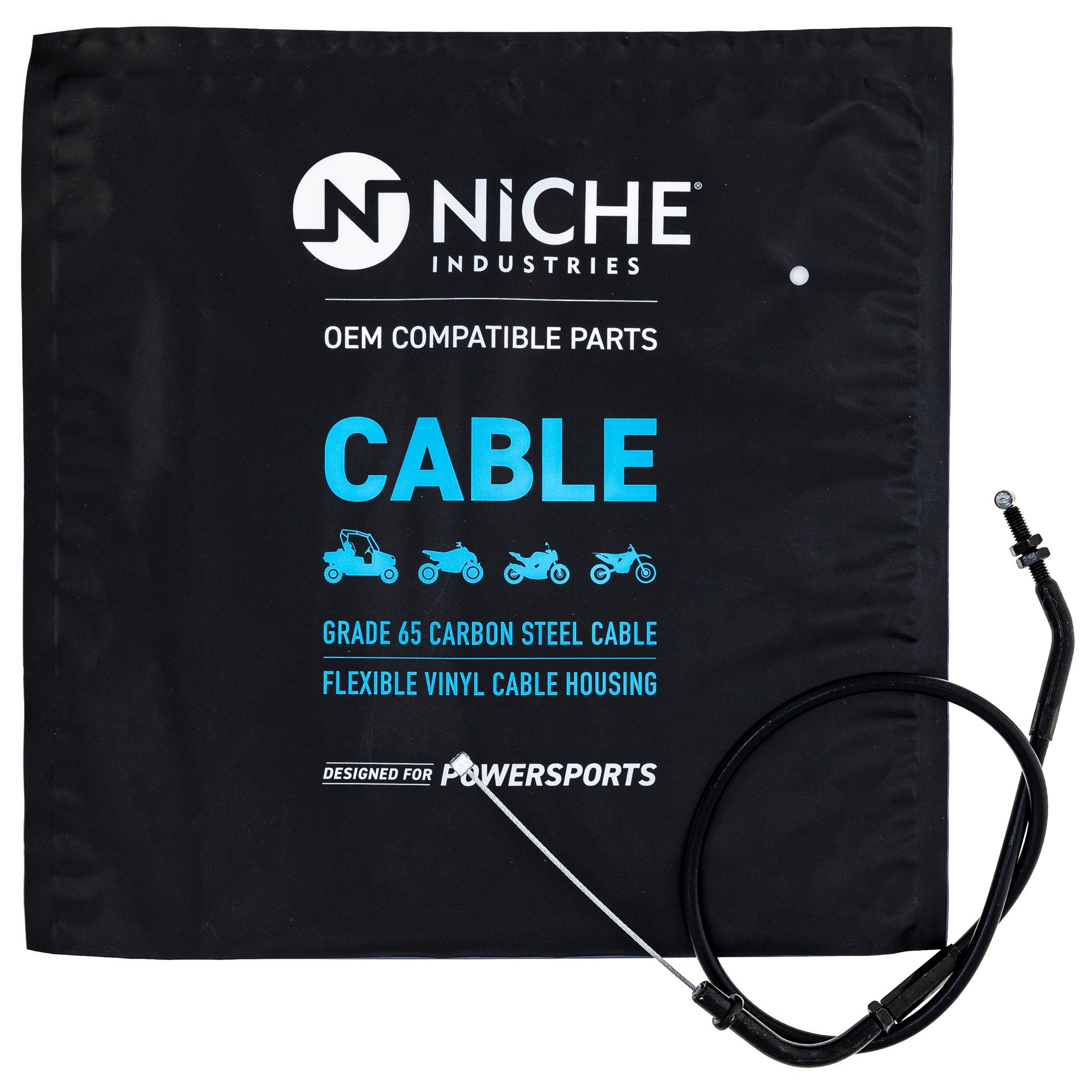NICHE 519-CCB2449L Throttle Cable for zOTHER FZR600R FZR600
