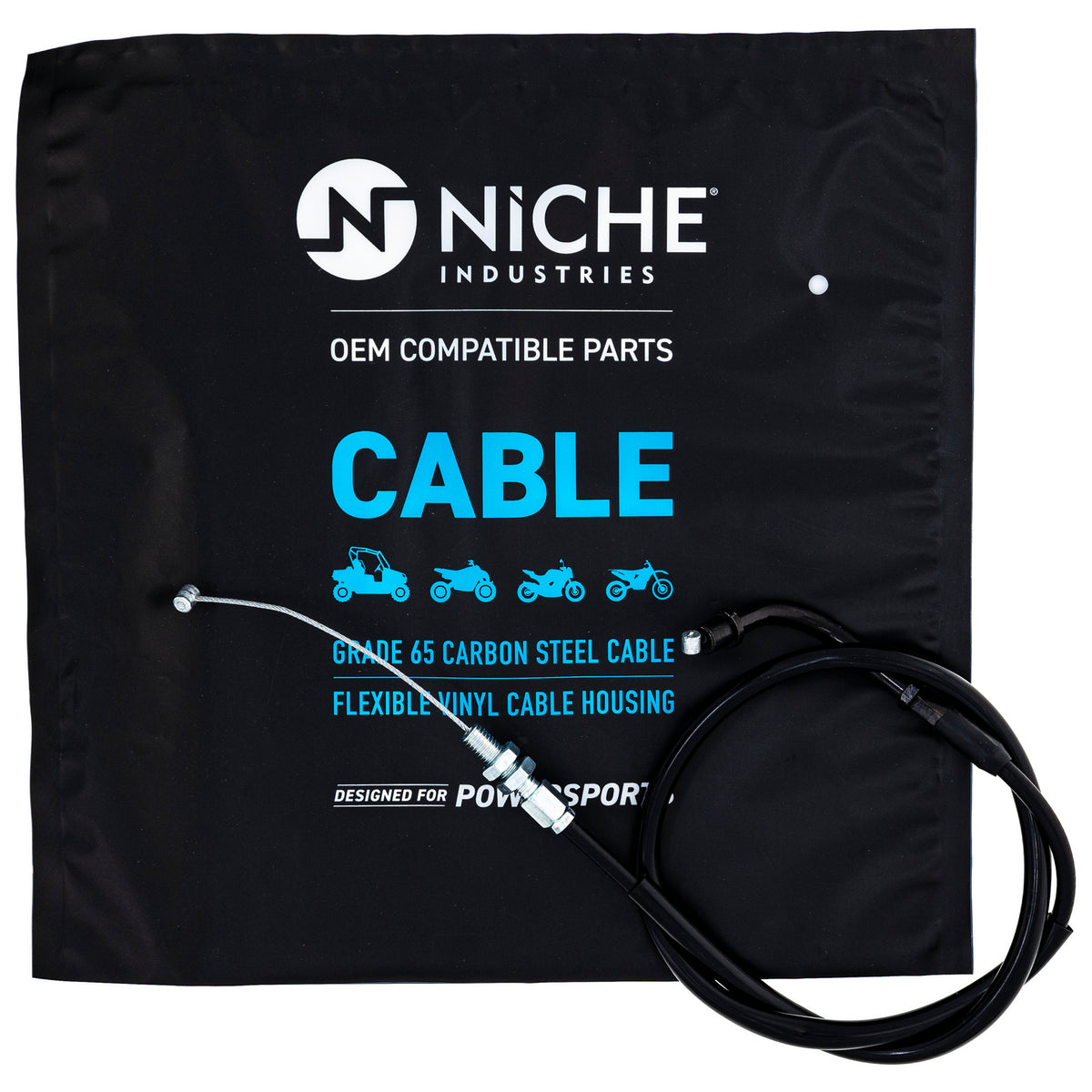 NICHE 519-CCB2477L Pull Throttle Cable for zOTHER GSXR750 GSXR600