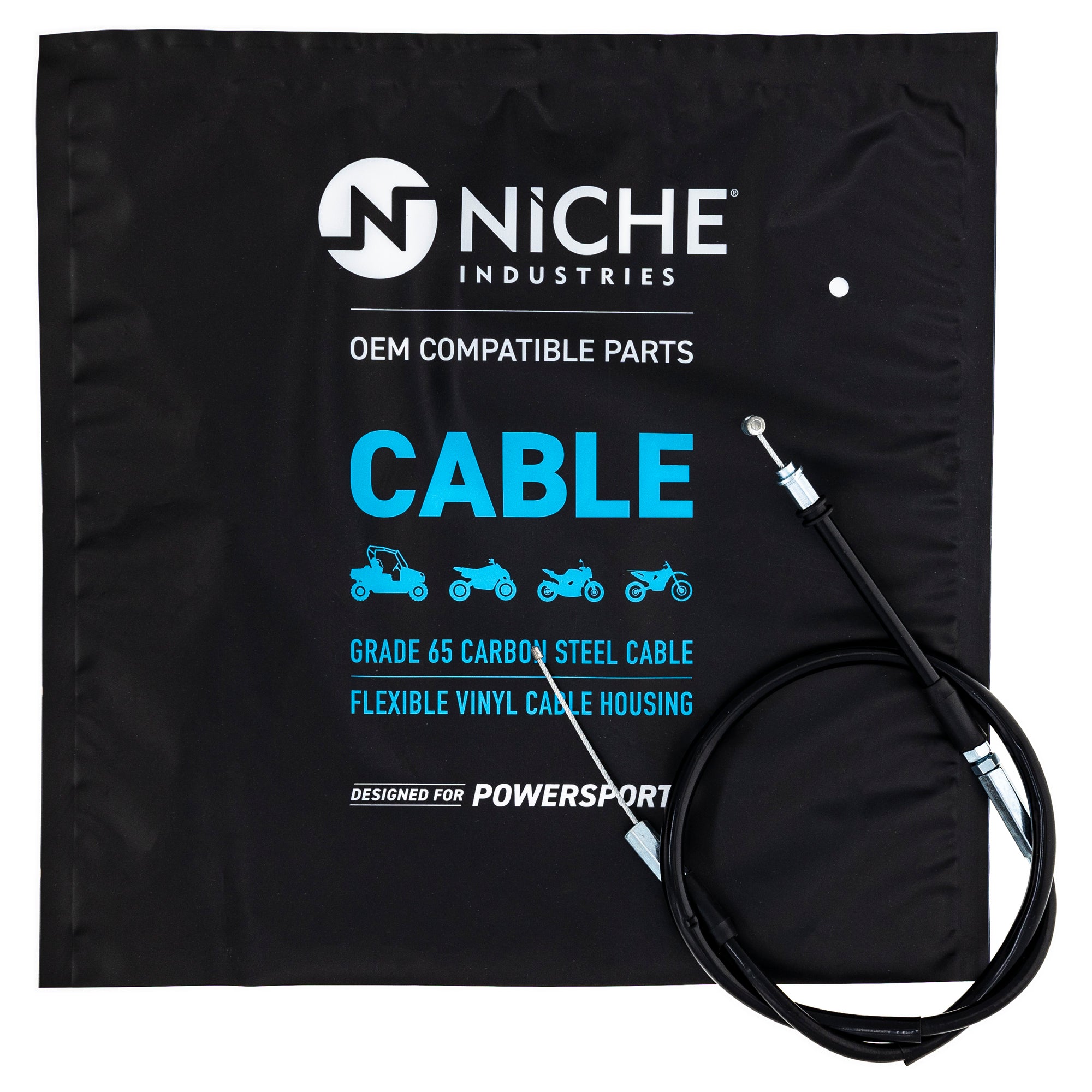 NICHE 519-CCB2483L Throttle Cable for zOTHER Raptor Champ Badger