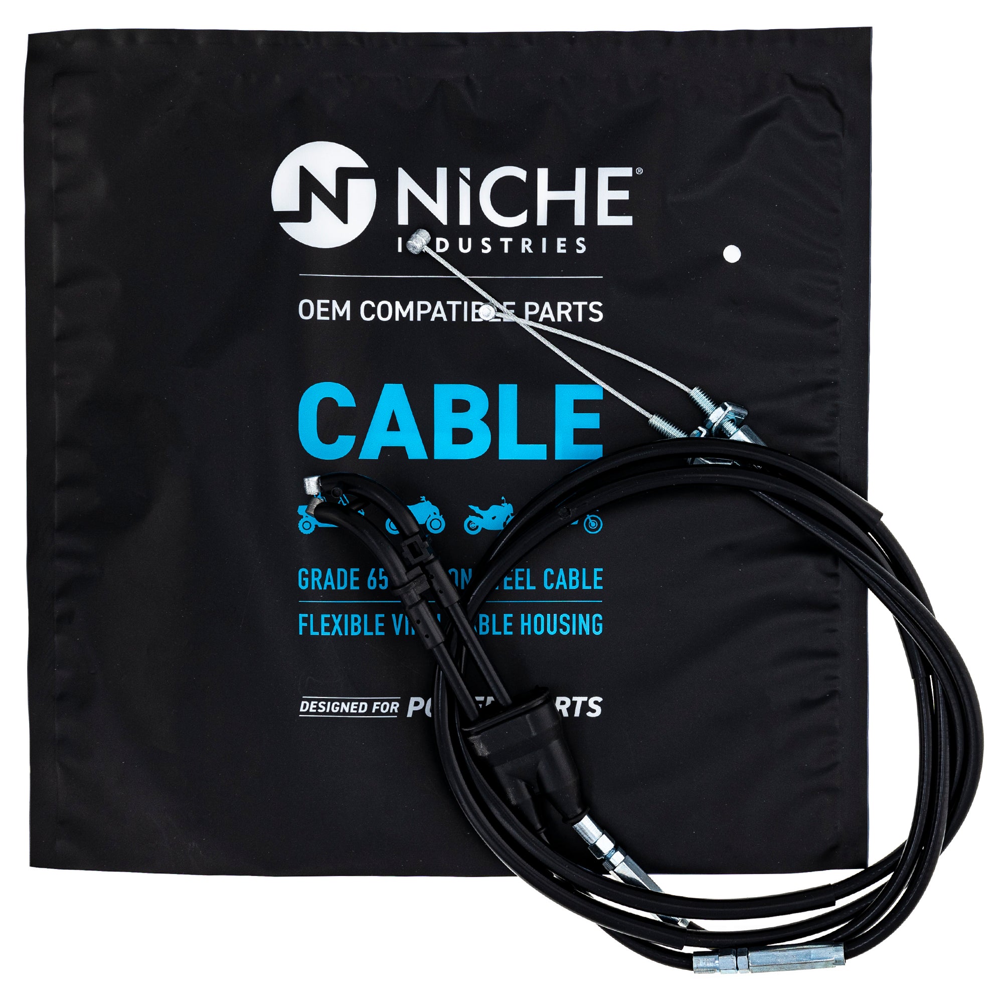 NICHE 519-CCB2524L Throttle Cable Set for zOTHER KX450F KX250F