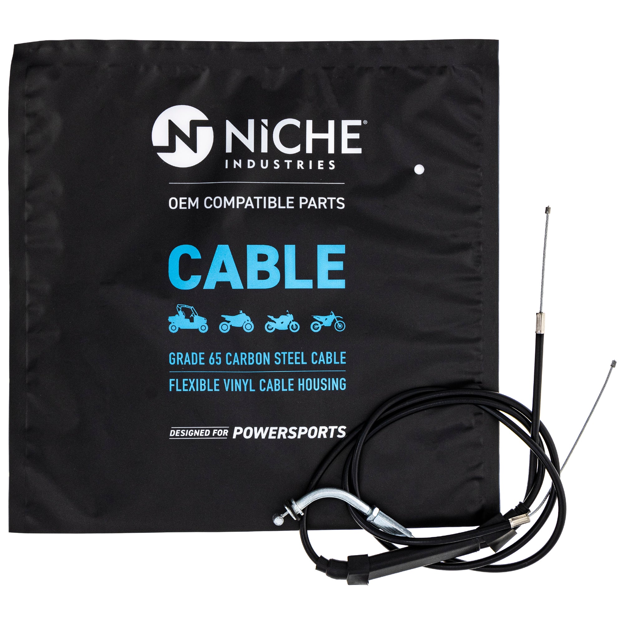 NICHE 519-CCB2521L Throttle Cable for zOTHER TS185 TS125 TS100 TC185