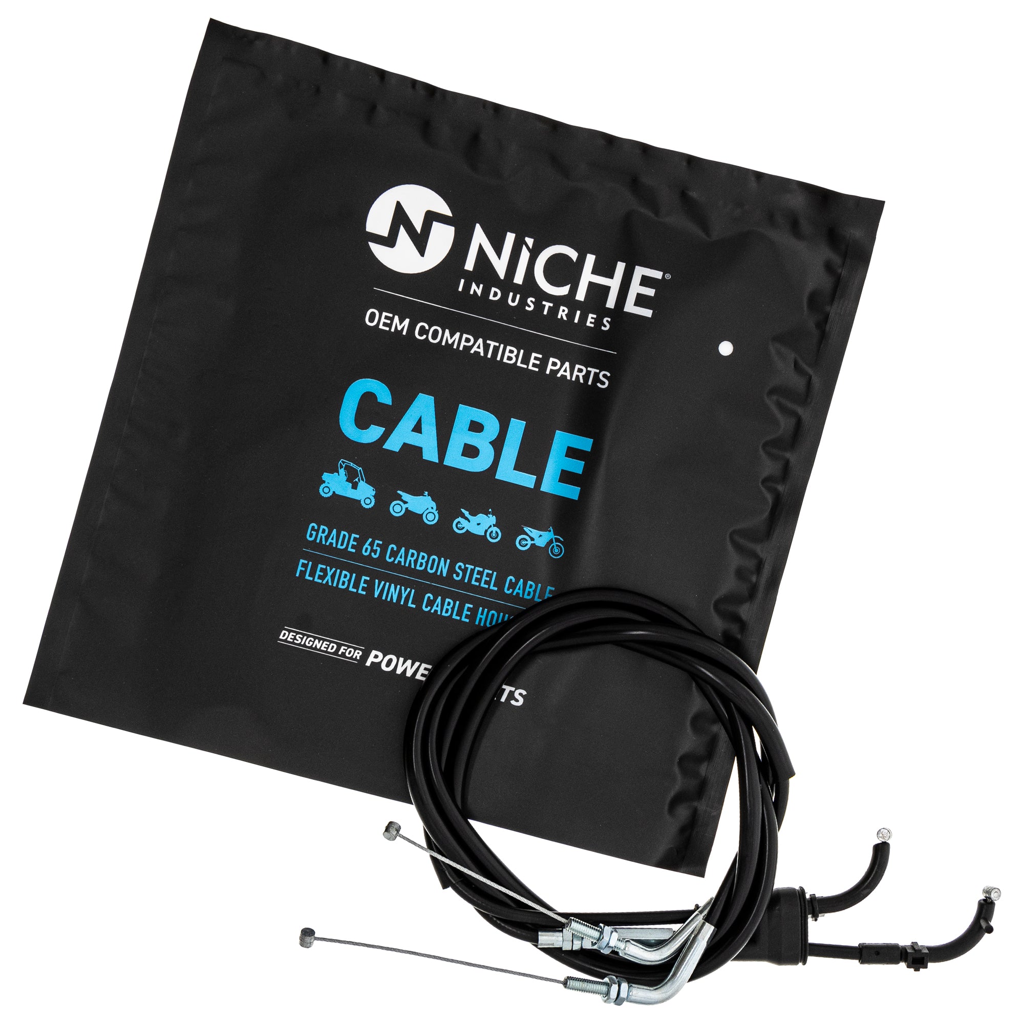 NICHE 519-CCB2533L Throttle Cable Set for zOTHER DR650SES DR650SE