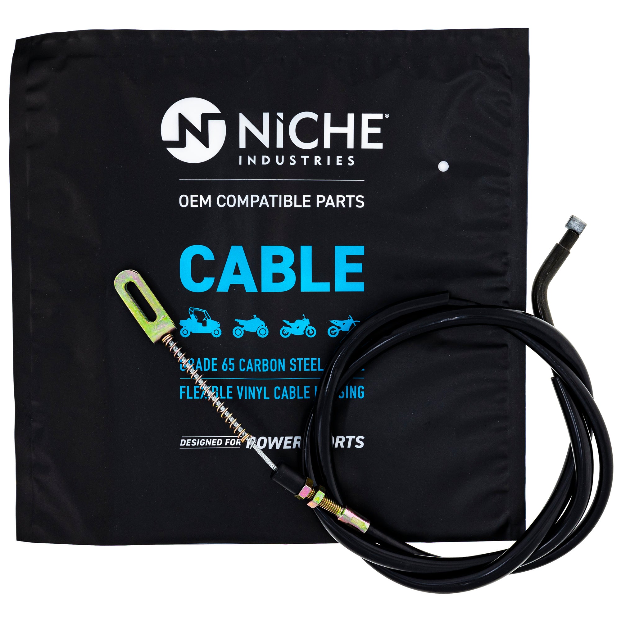 NICHE 519-CCB2556L Hand Brake Cable for zOTHER Quadrunner King