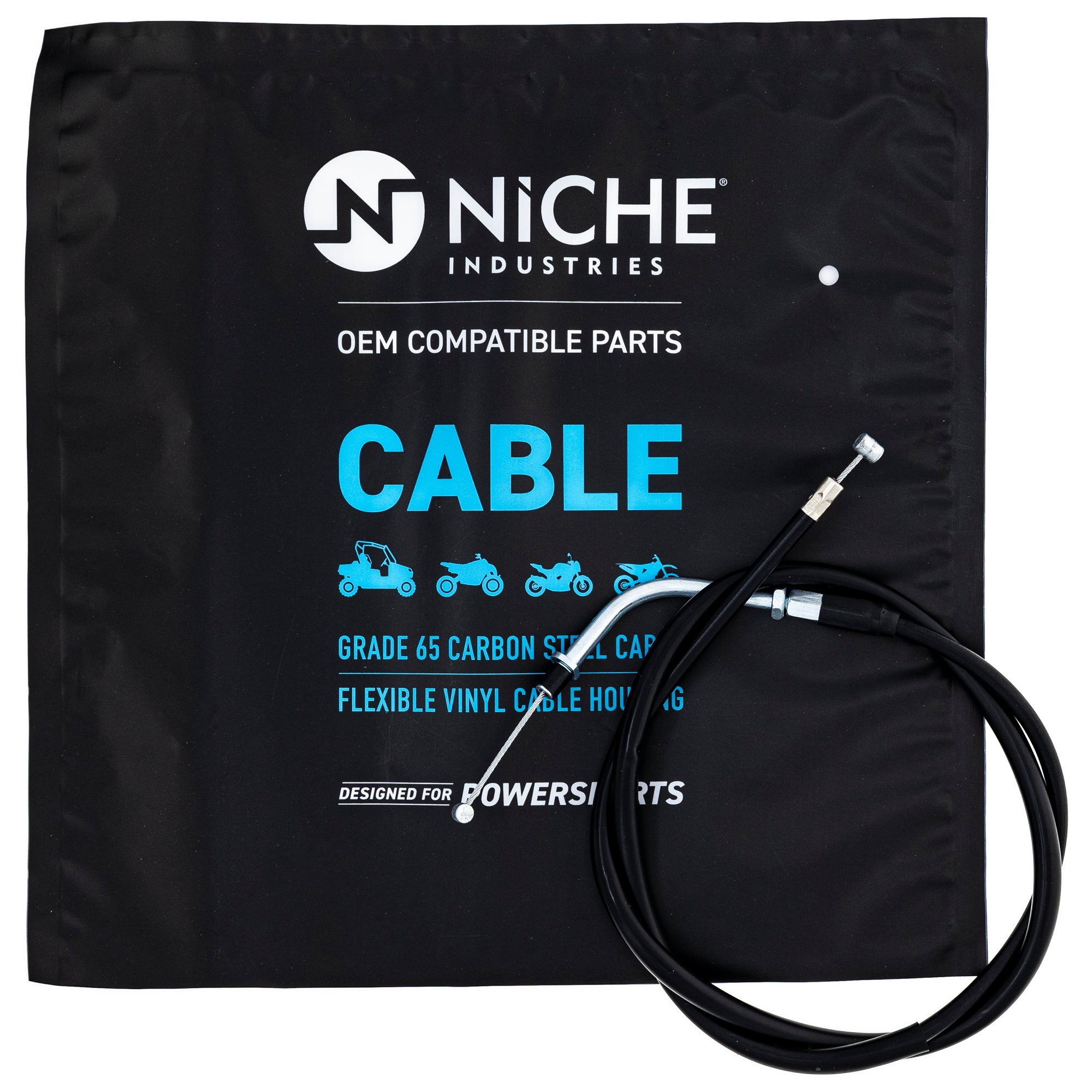 NICHE 519-CCB2668L Throttle Cable for zOTHER XS500 XS400 XS360 Seca