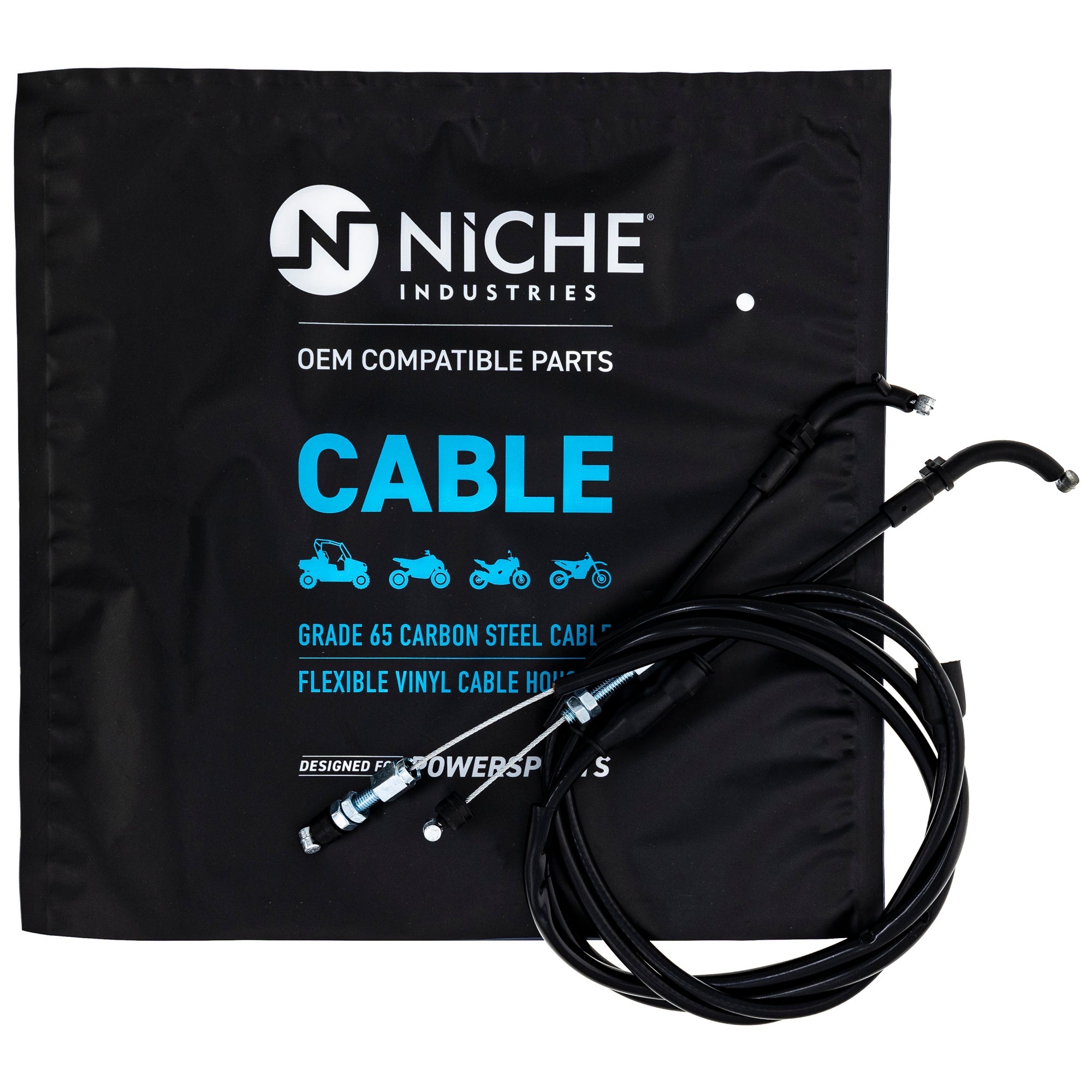 NICHE 519-CCB2611L Throttle Cable Set for zOTHER YZ400F YZ400 XT600