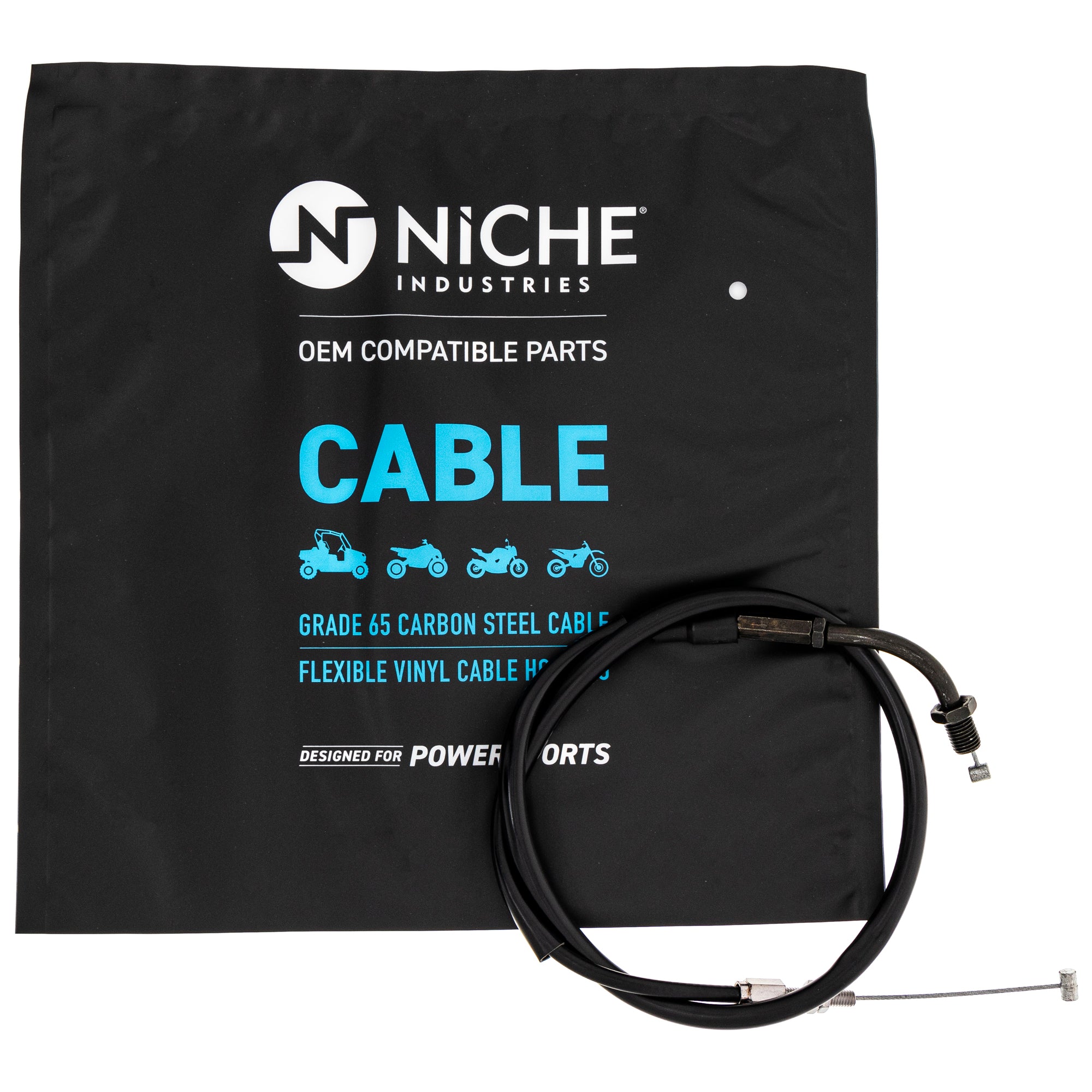 NICHE 519-CCB2835L Pull Throttle Cable for zOTHER Interceptor Hawk