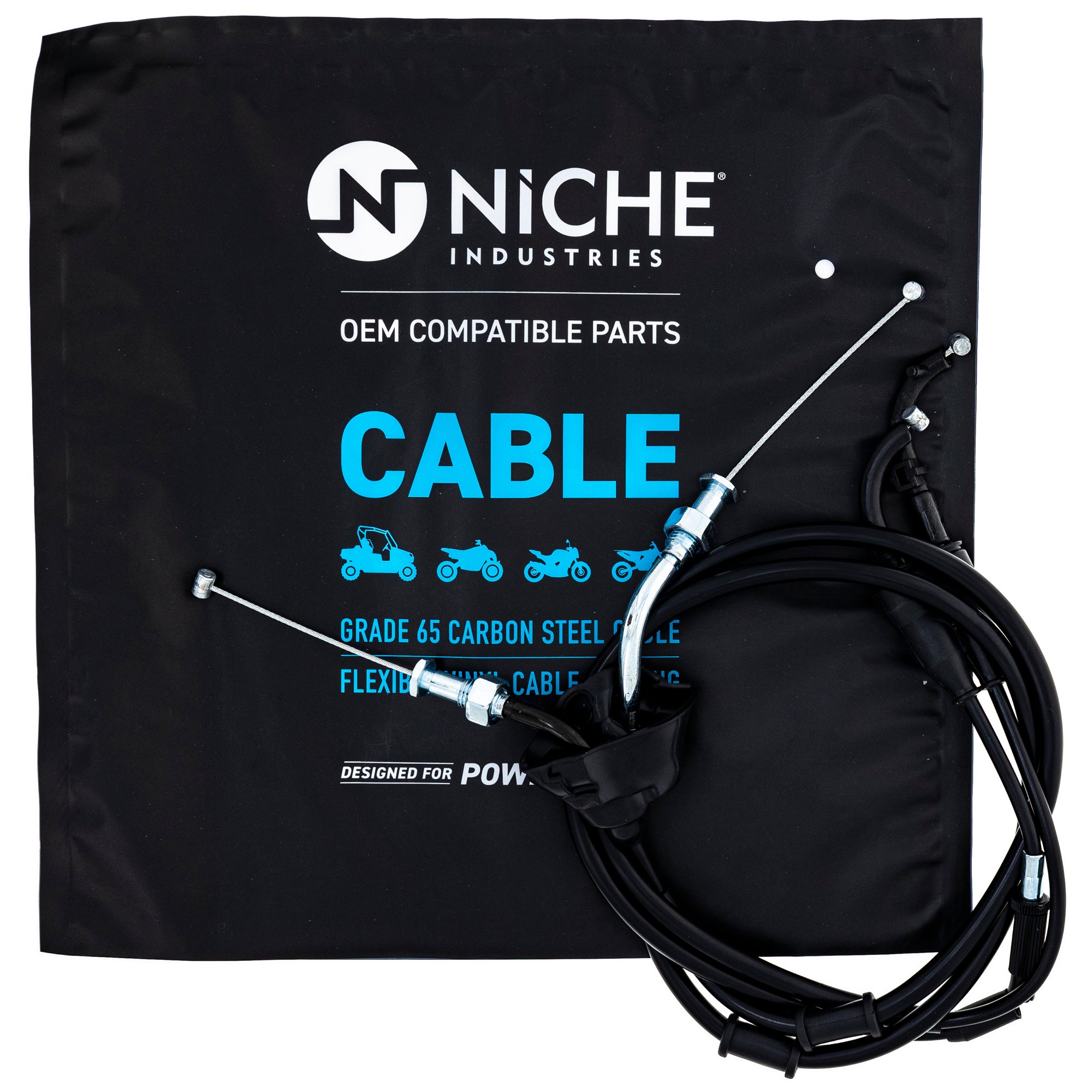 NICHE 519-CCB2873L Throttle Cable Set for zOTHER YZ450F YZ250FX