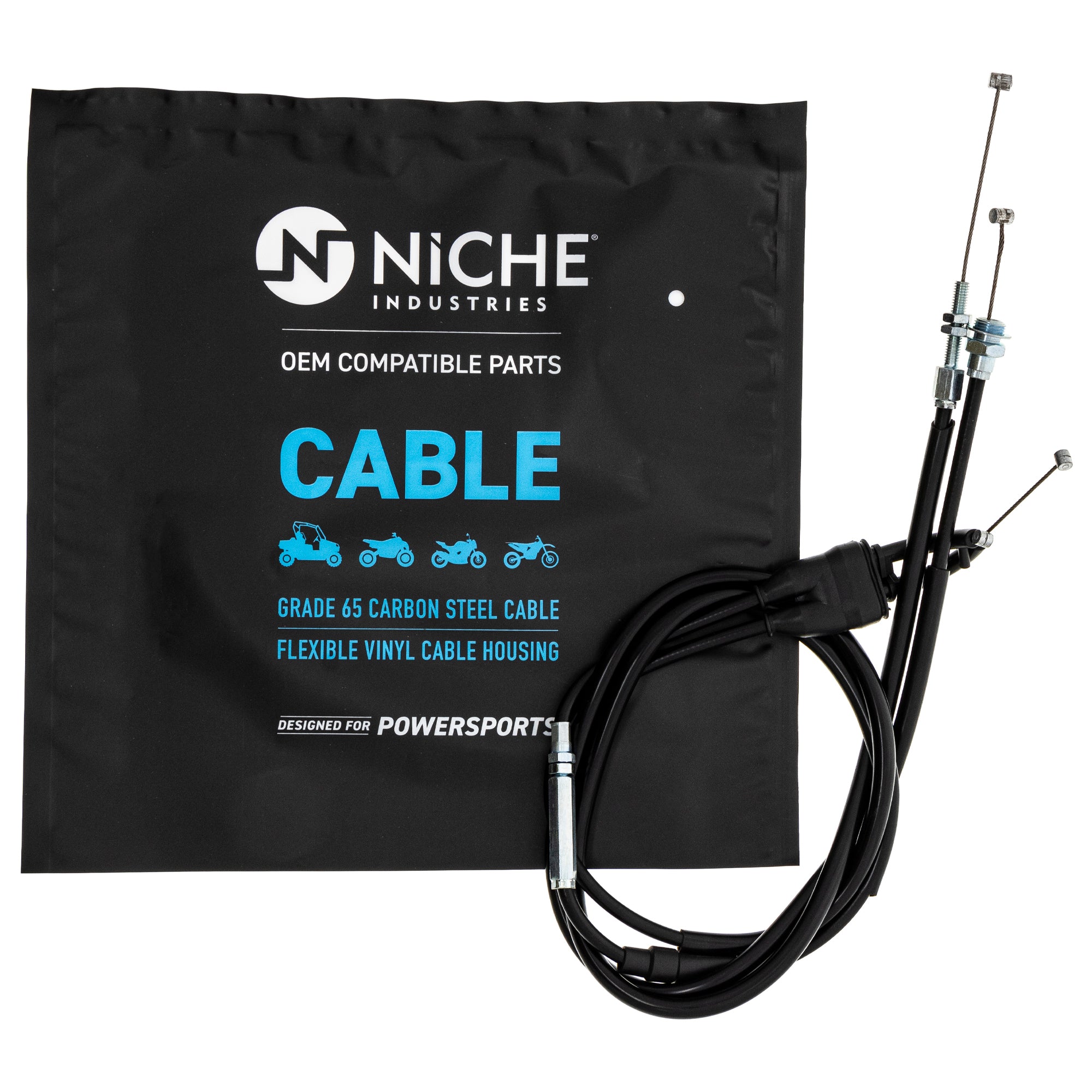 NICHE 519-CCB2880L Throttle Cable Set for zOTHER YZ450F